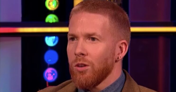 Neil looking serious