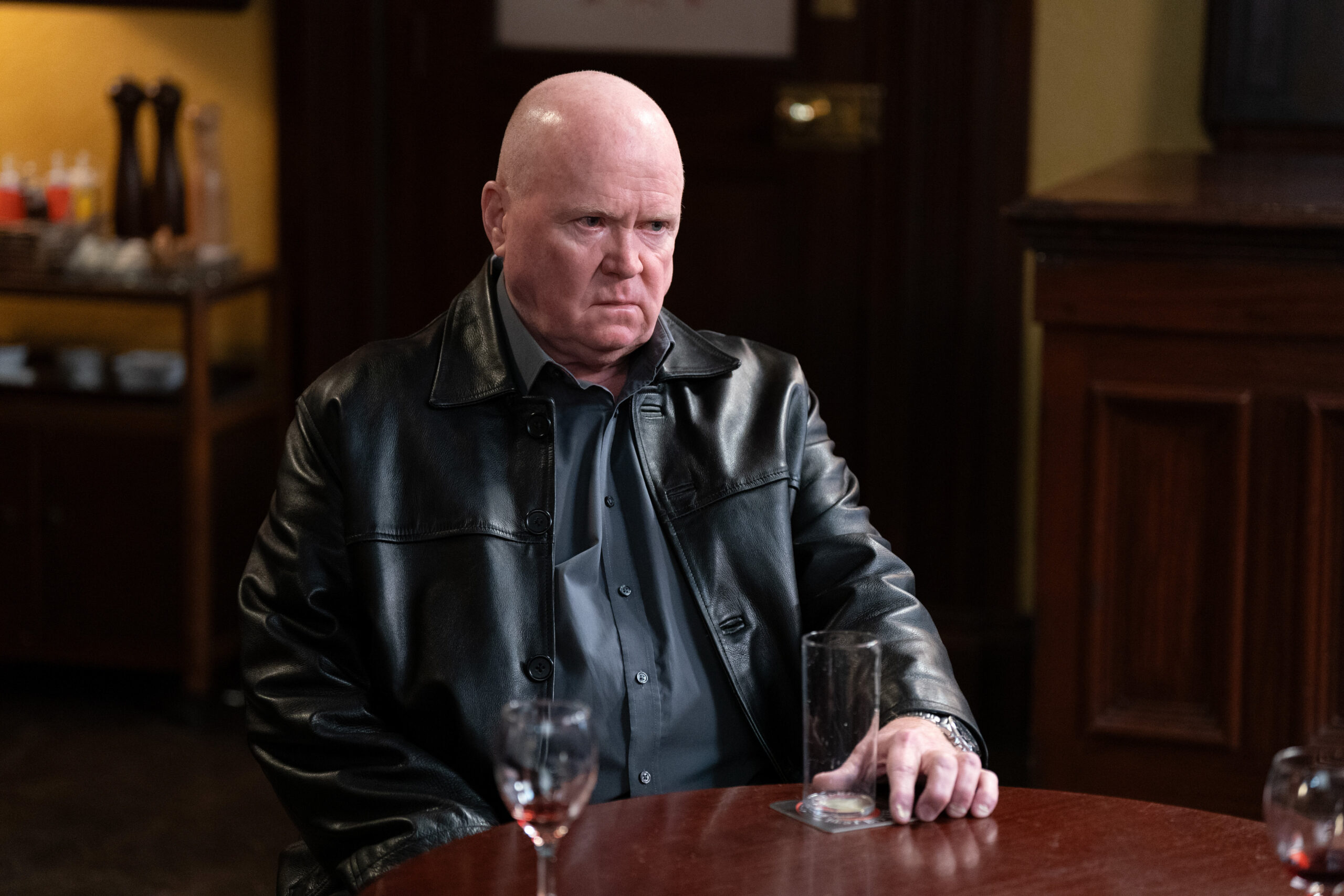 Phil looks miserable on EastEnders
