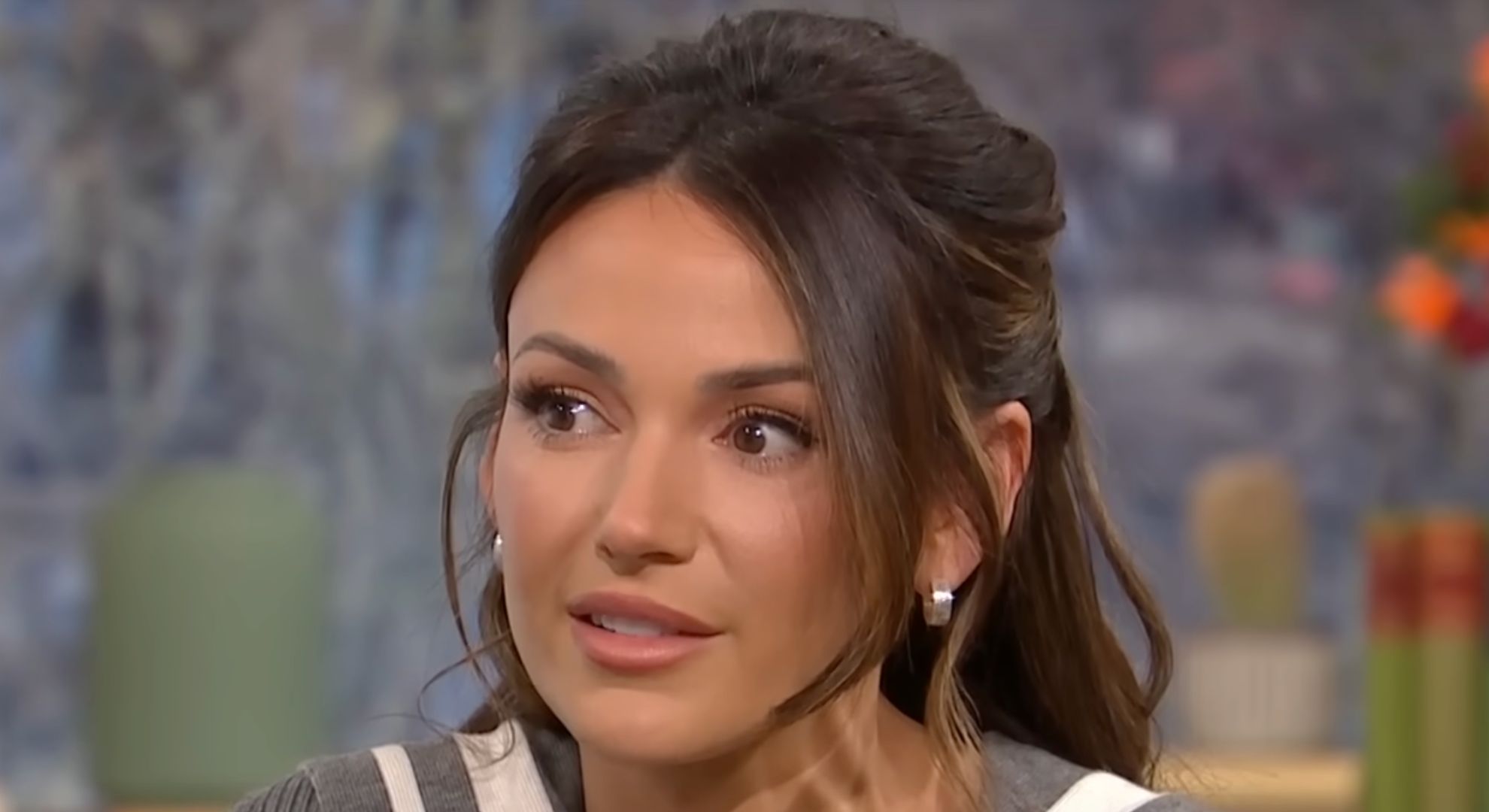 Michelle Keegan smiling on This Morning