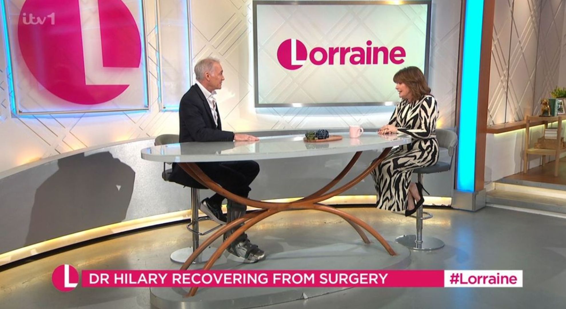 Dr Hilary Jones and Lorraine Kelly on Lorraine