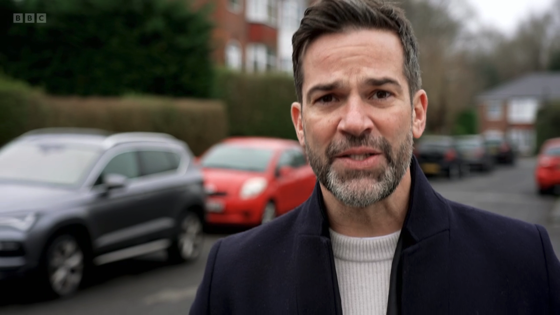 Gethin Jones presenting on Morning Live