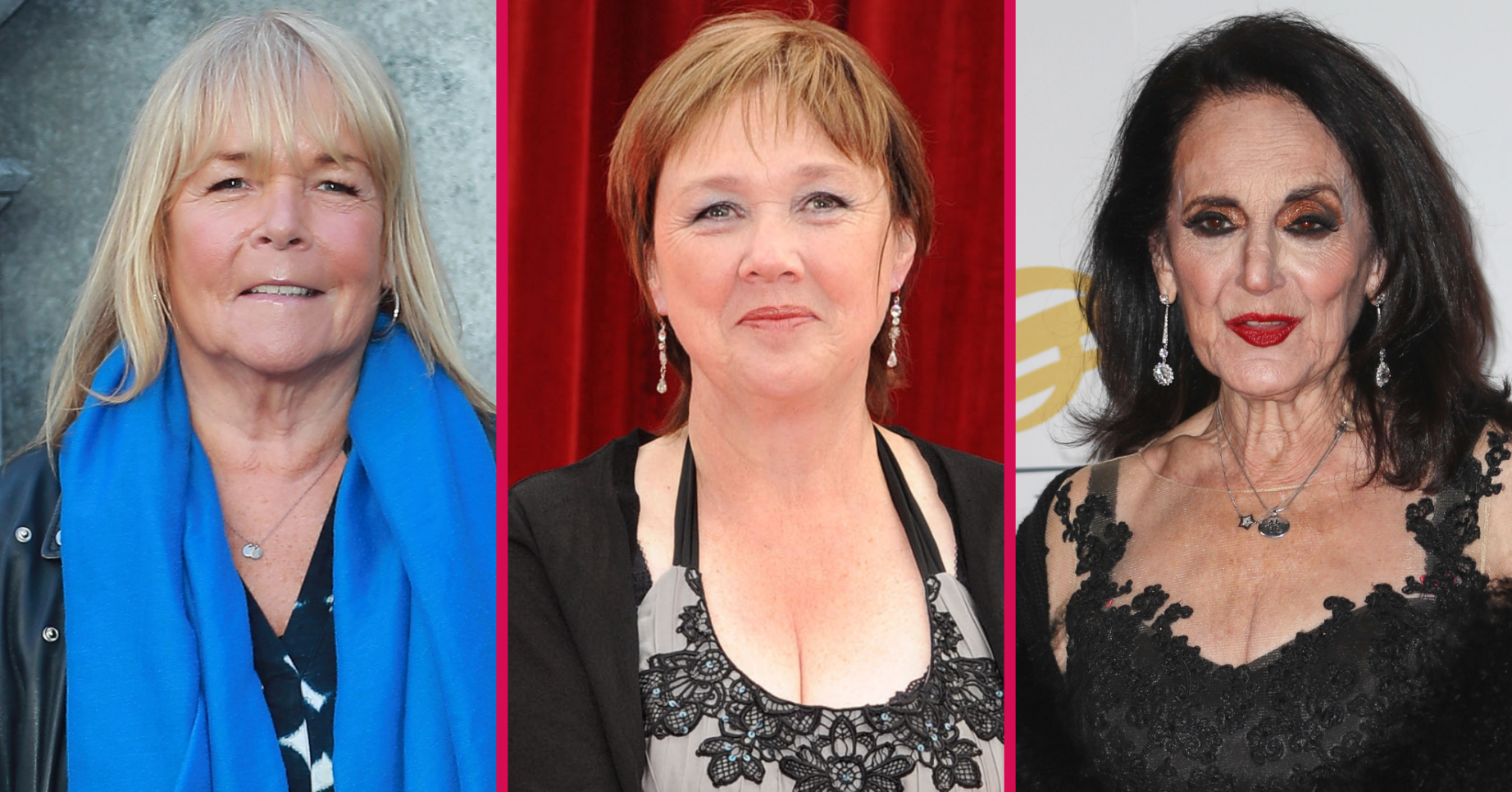 Linda Robson, Pauline Quirke and Lesley Joseph smiling