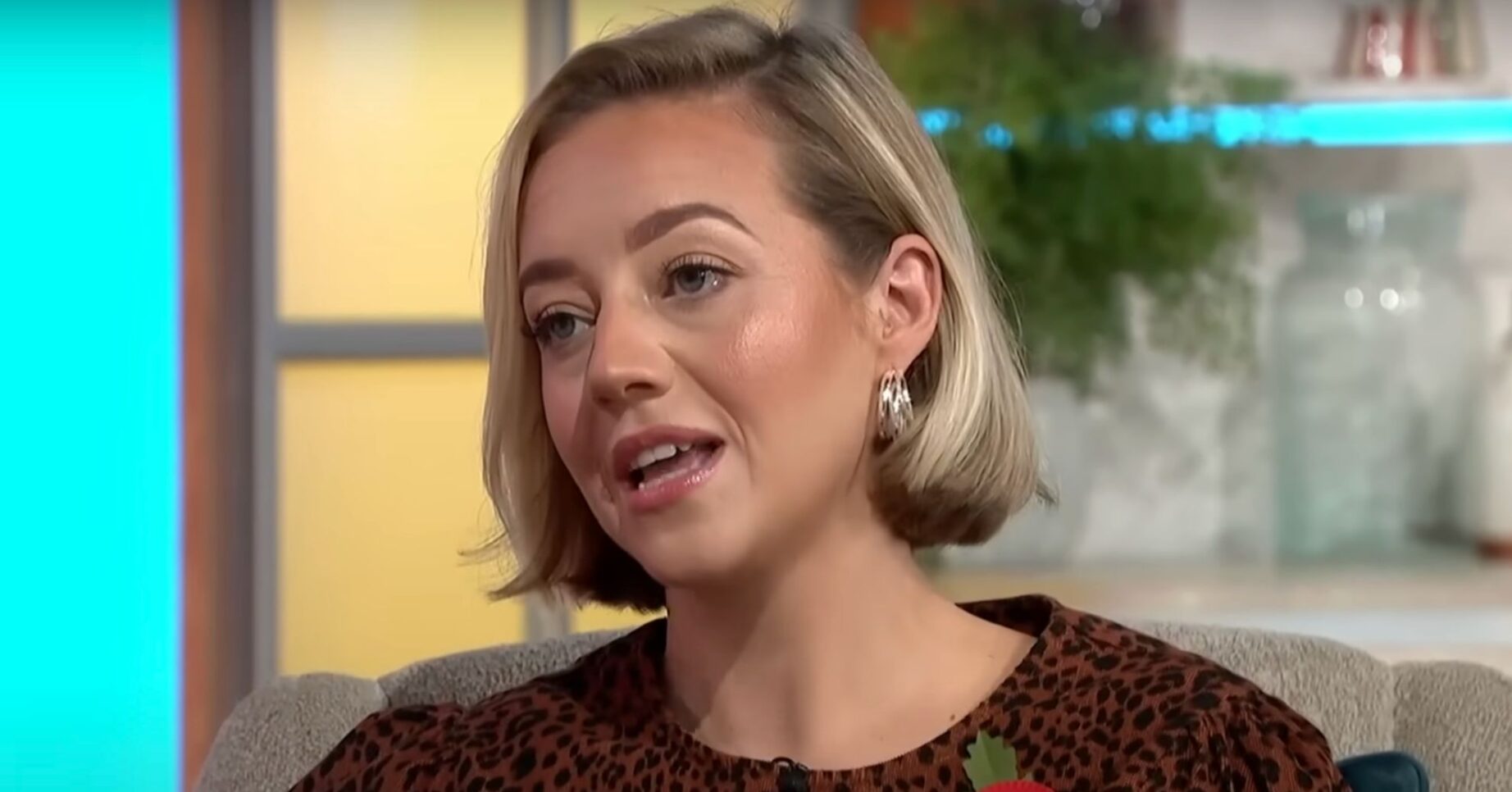 Kelsey Parker speaking on Lorraine