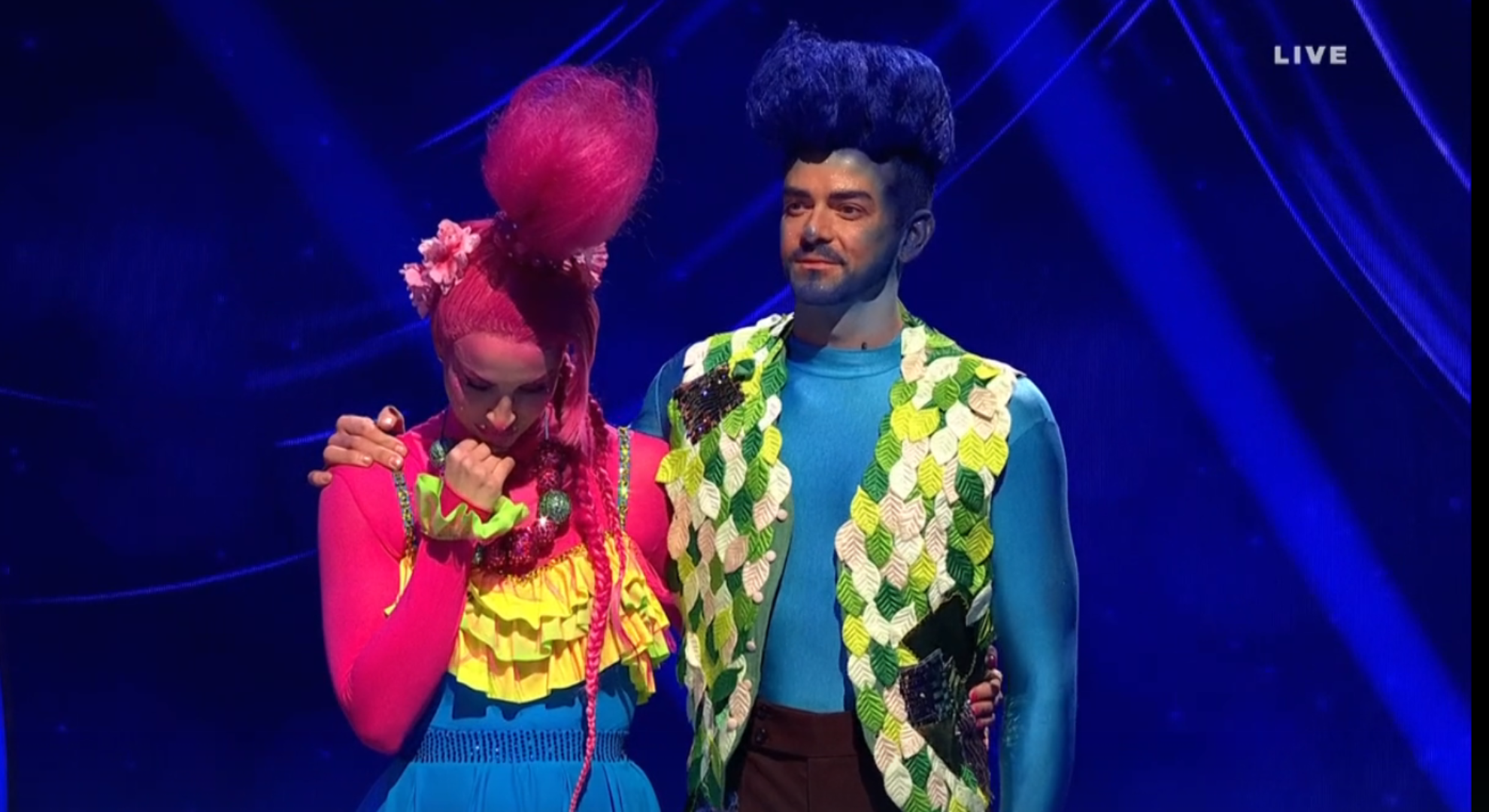 Screenshot showing Ferne from Dancing On Ice