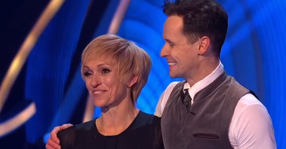 Michaela Strachan and Mark Hanretty on Dancing On Ice