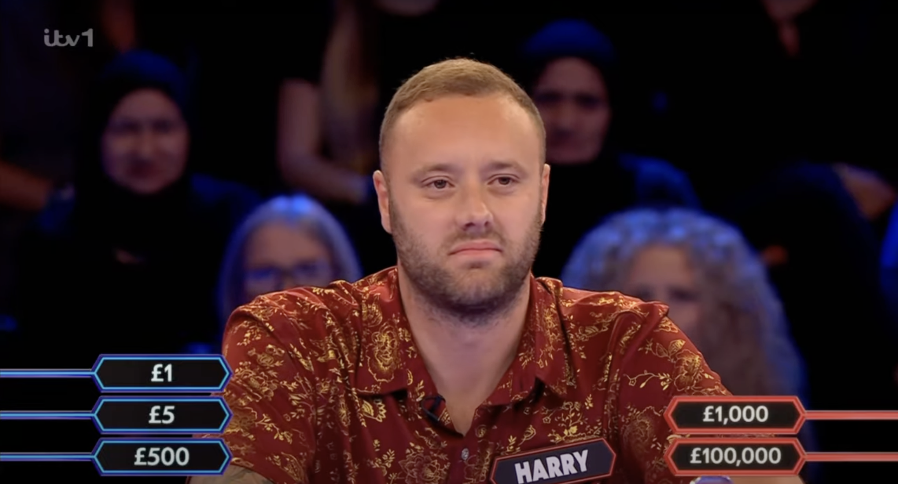 Contestant on Deal or No Deal looks annoyed