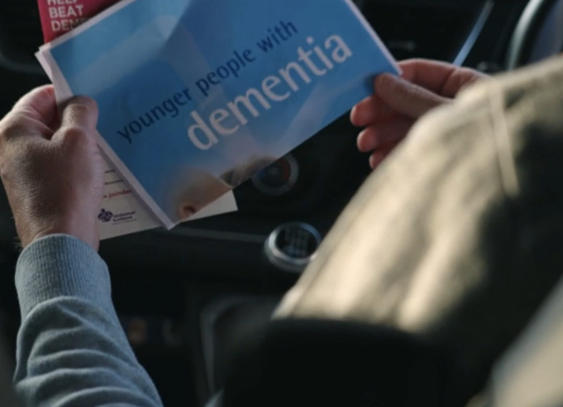 Noel Radford found a leaflet for dementia