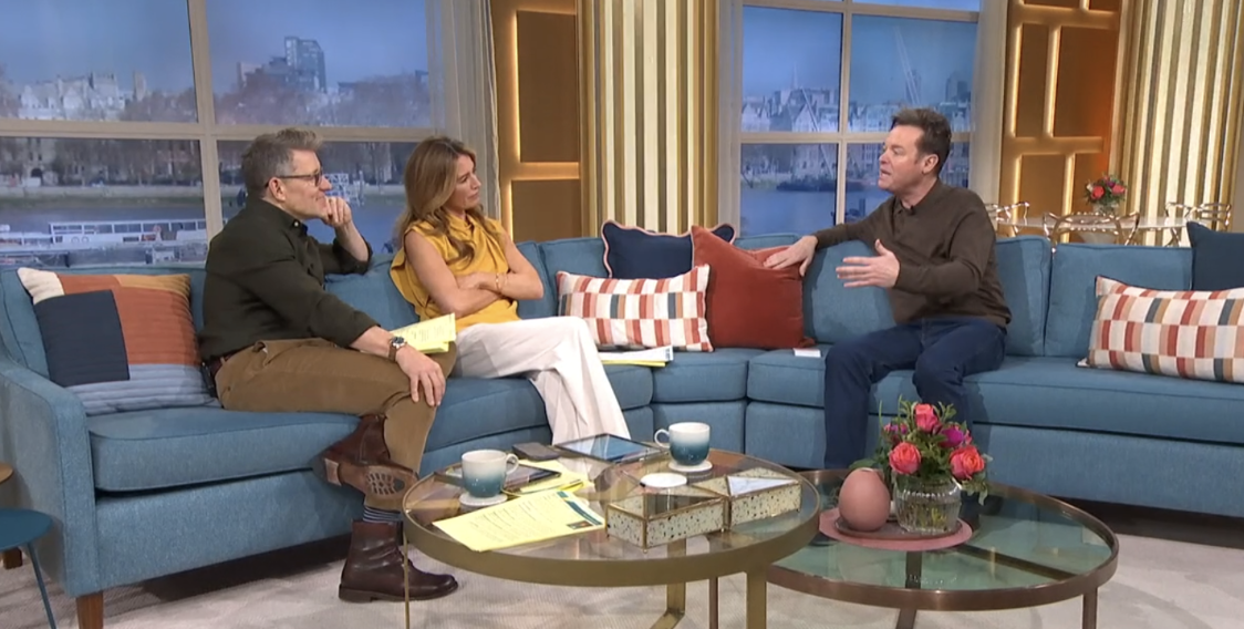 Ben and Cat chat to Stephen Mulhern on This Morning