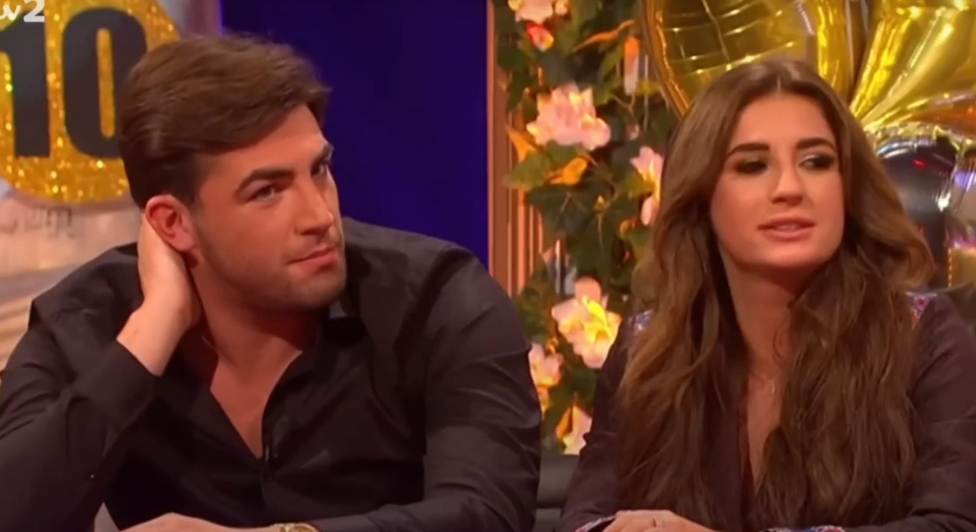 Jack Fincham and Dani Dyer on Celebrity Juice