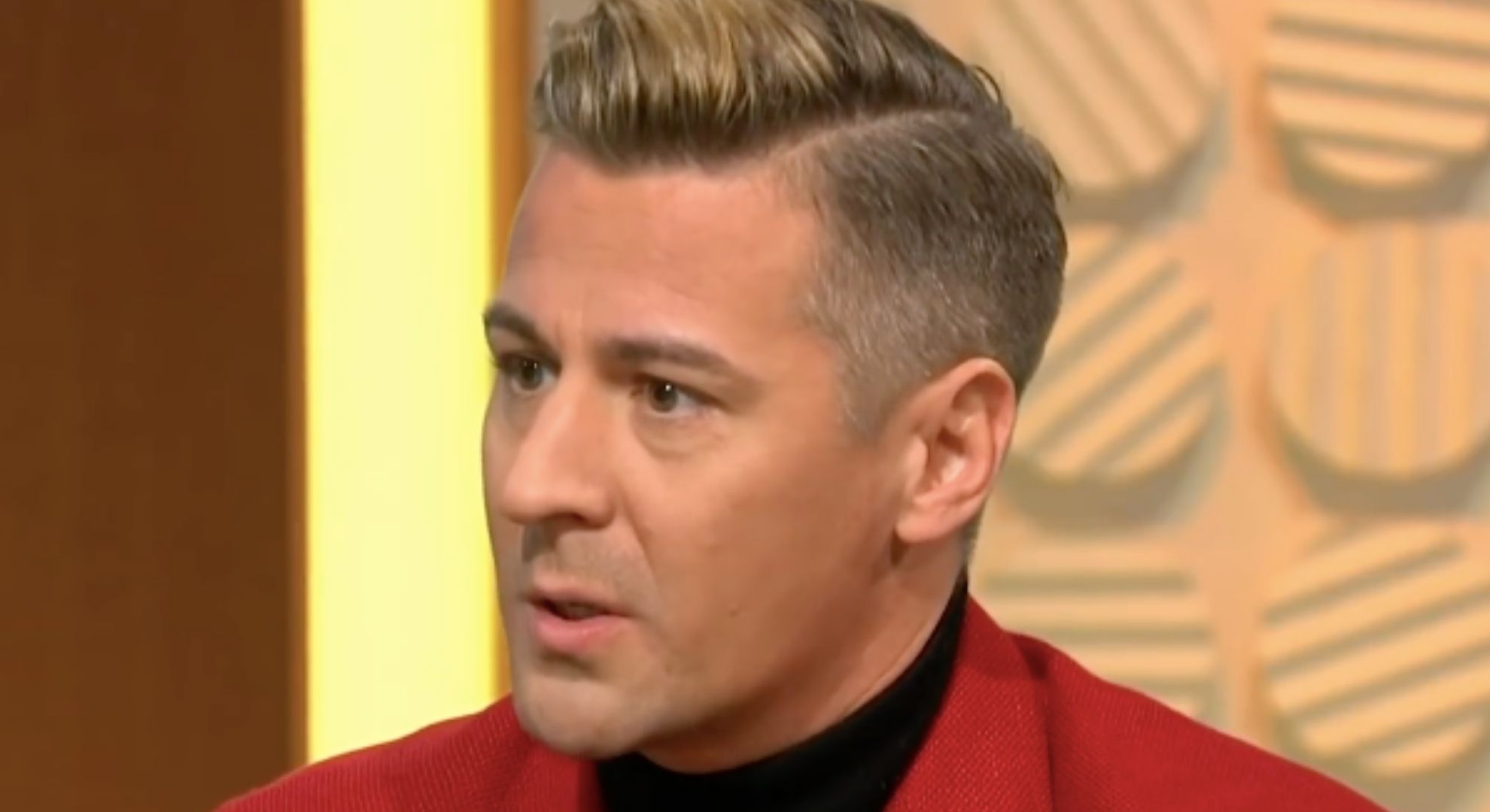 Matt Evers looking serious