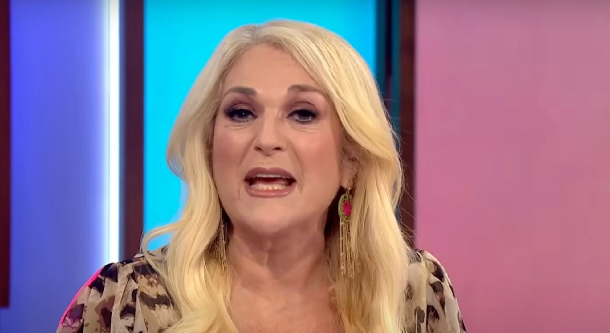 Vanessa Feltz speaking on Loose Women