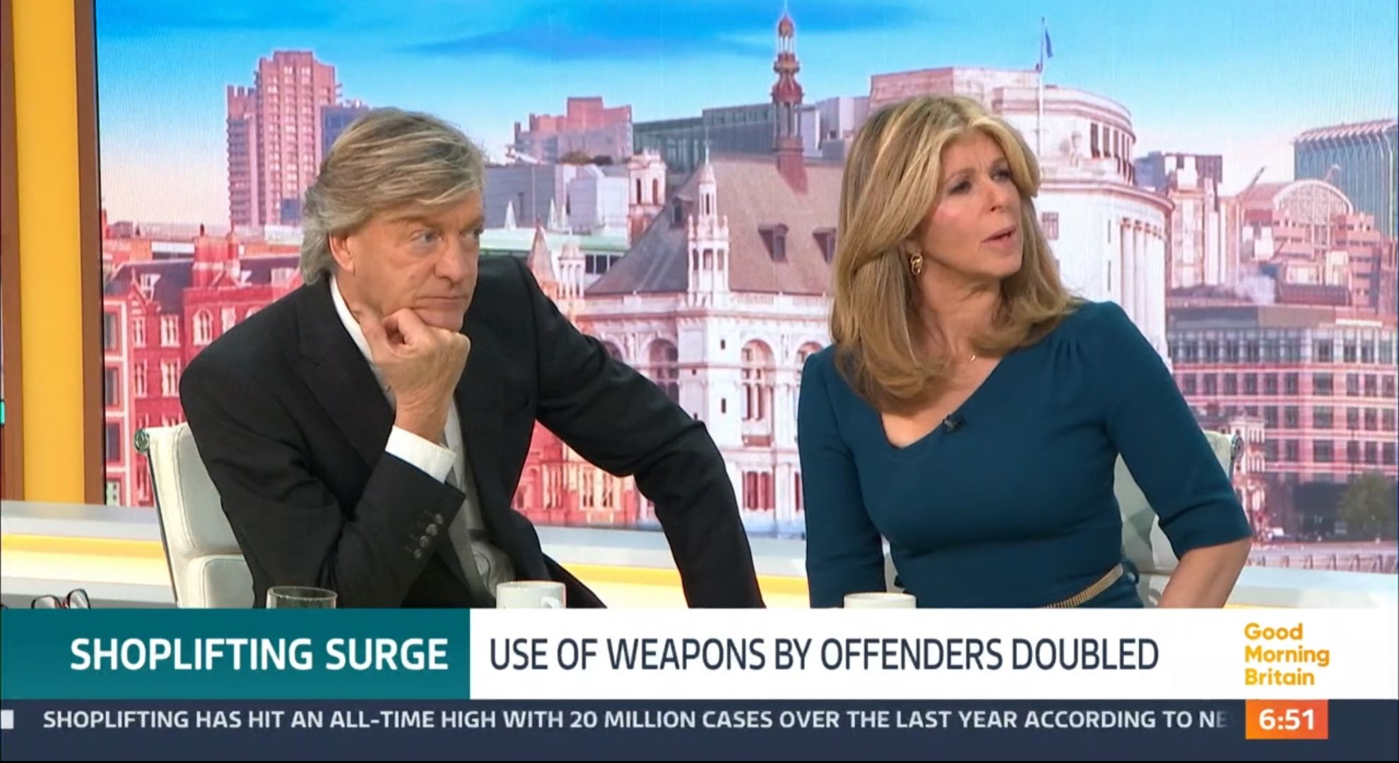 Richard Madeley and Kate Garraway on GMB today