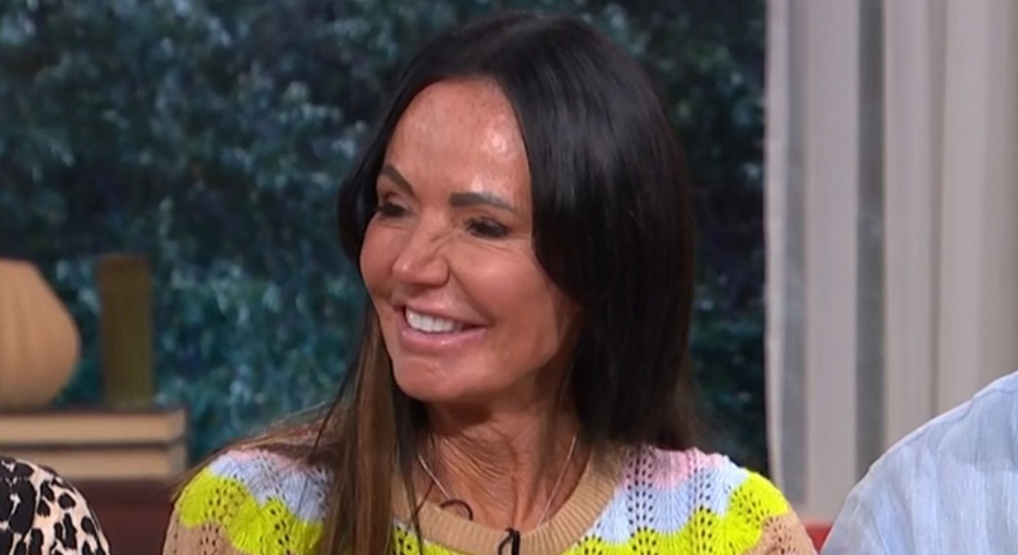Karen smiling on This Morning