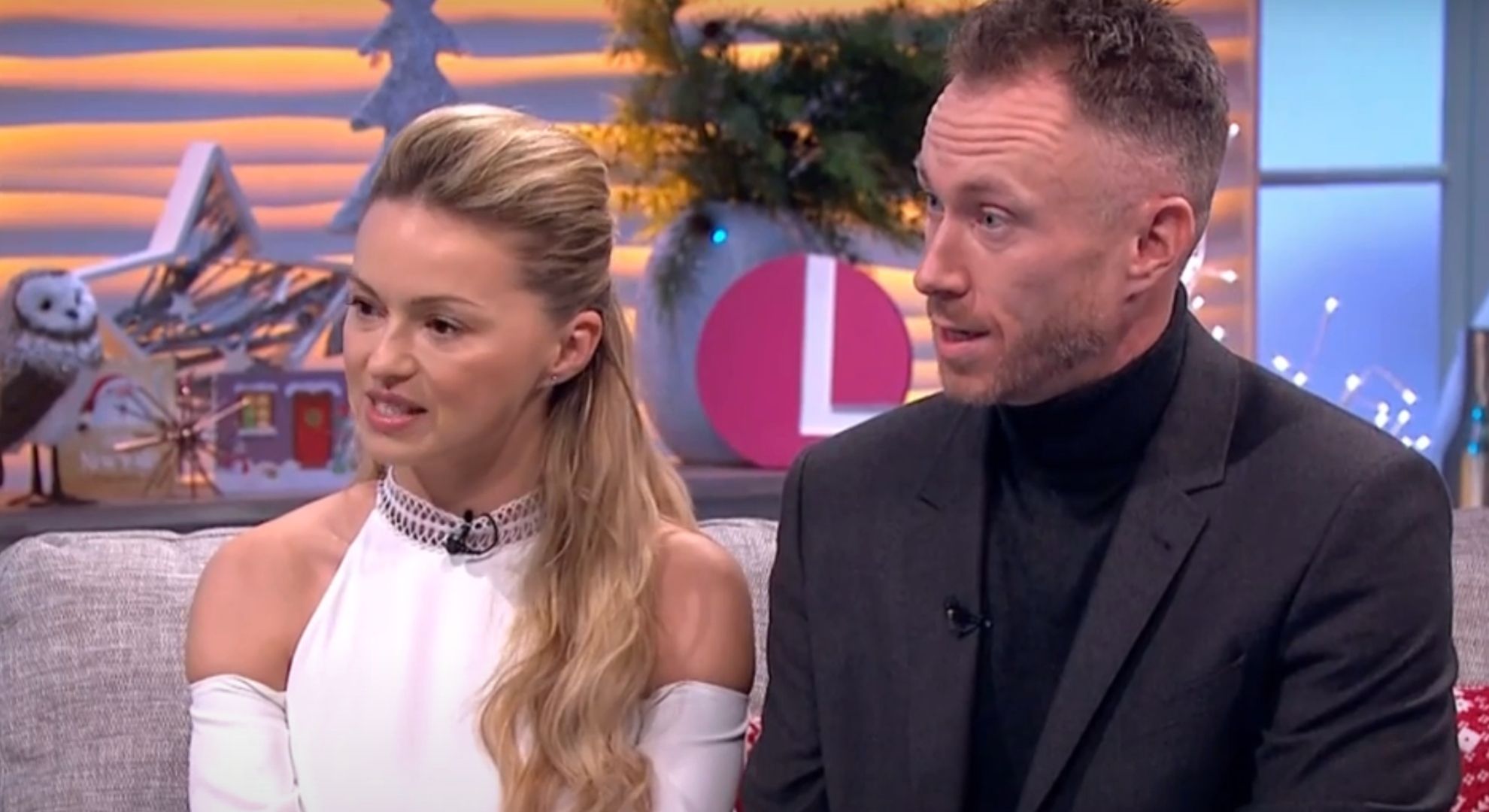 Ola and James Jordan on Lorraine