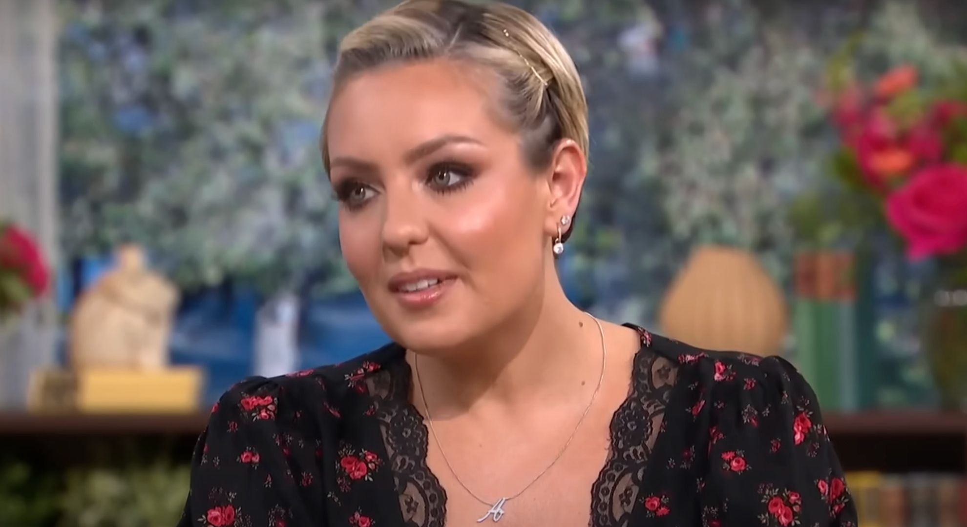 Amy Dowden speaking on This Morning