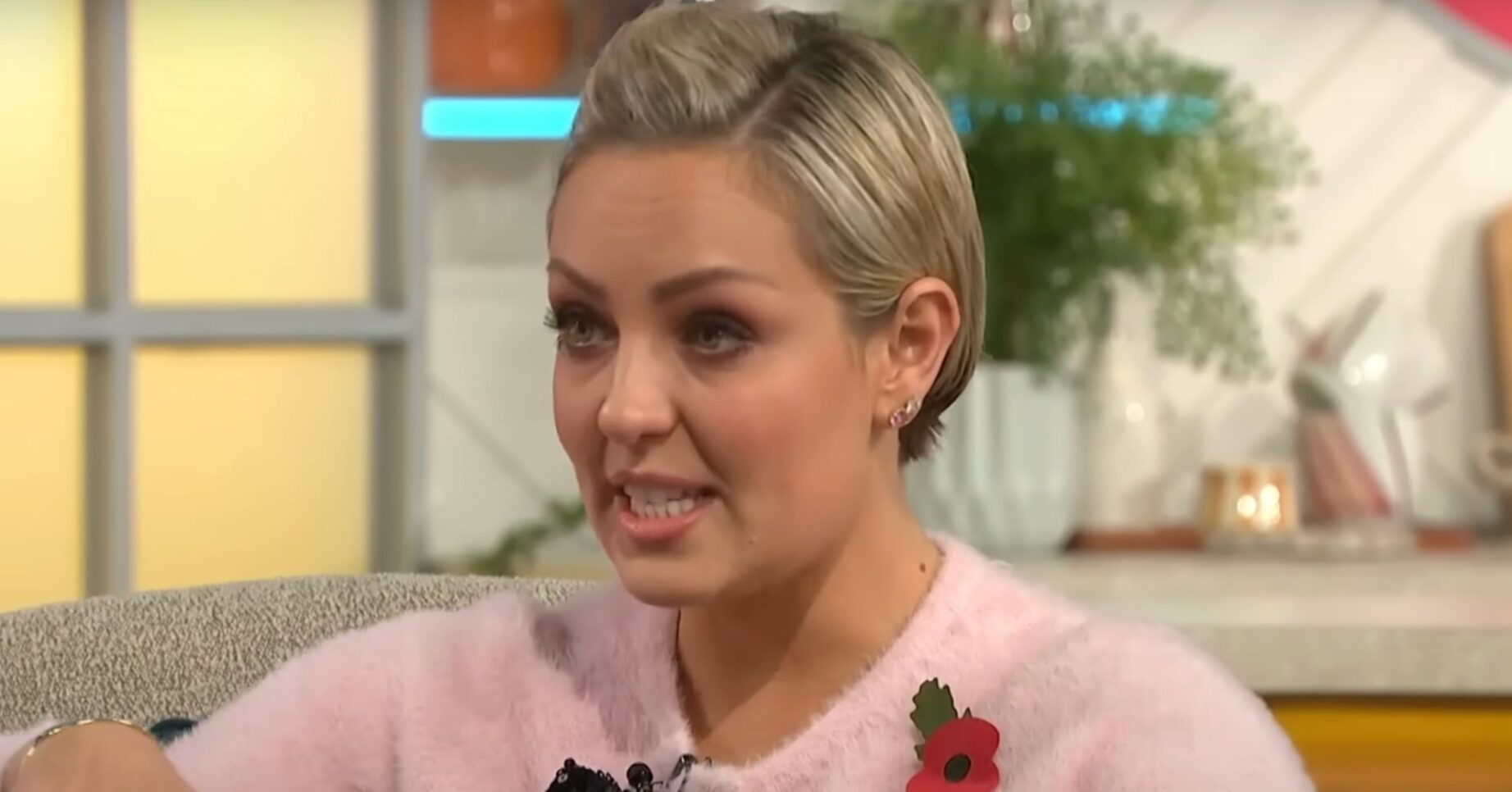 Amy Dowden speaking on Lorraine