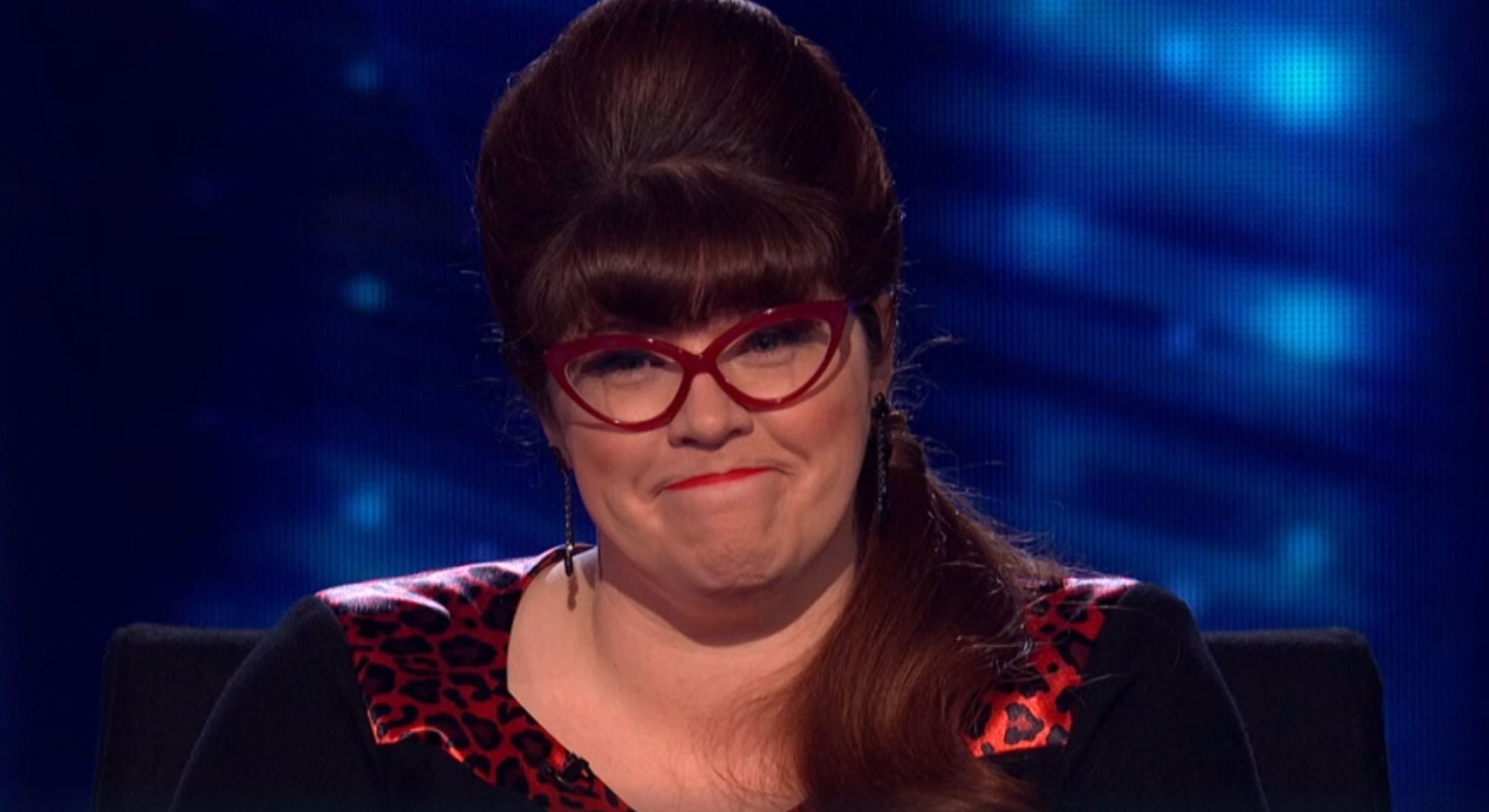 Jenny Ryan smirking on Beat The Chasers