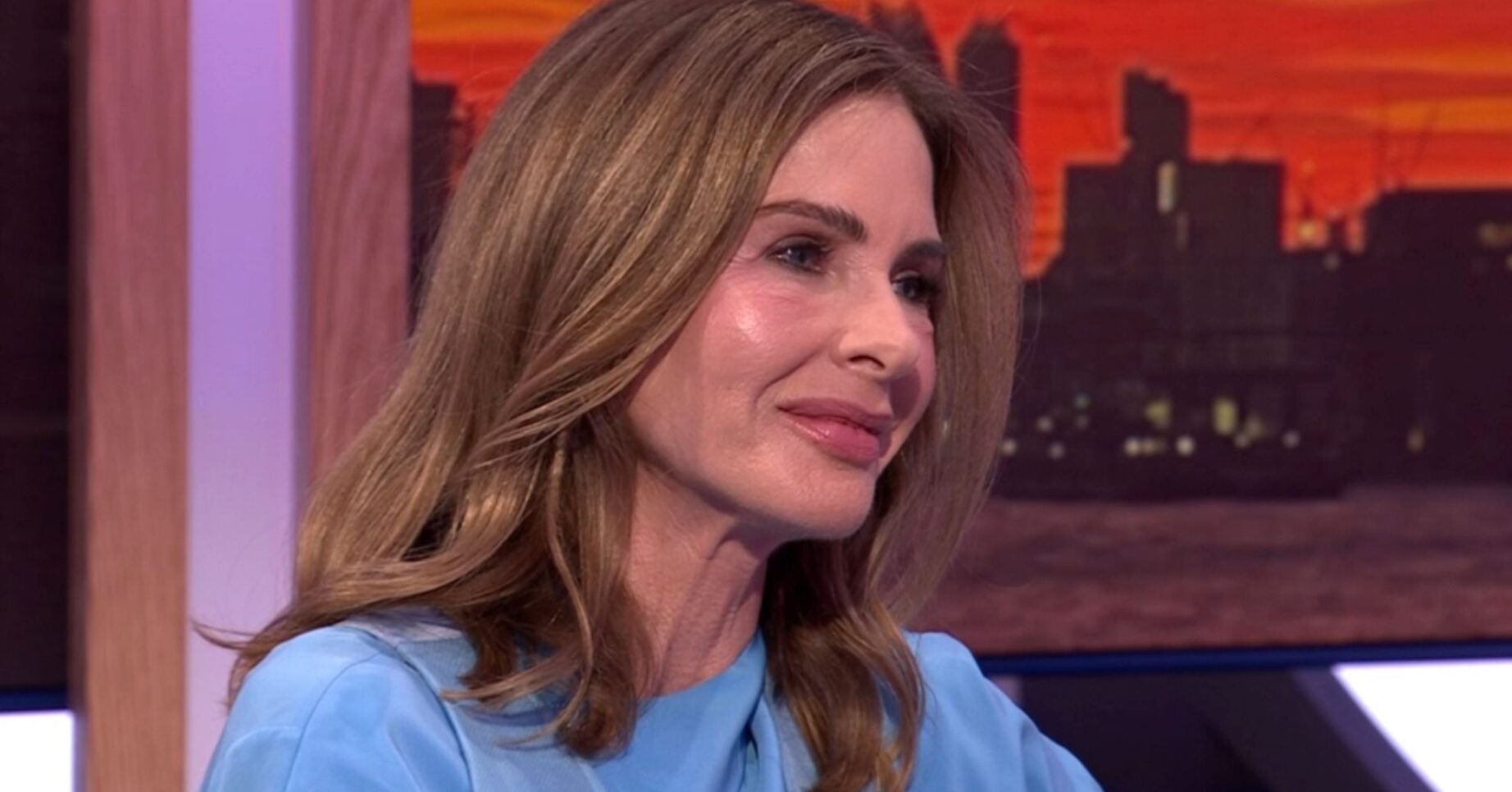 Trinny Woodall smiling on The One Show