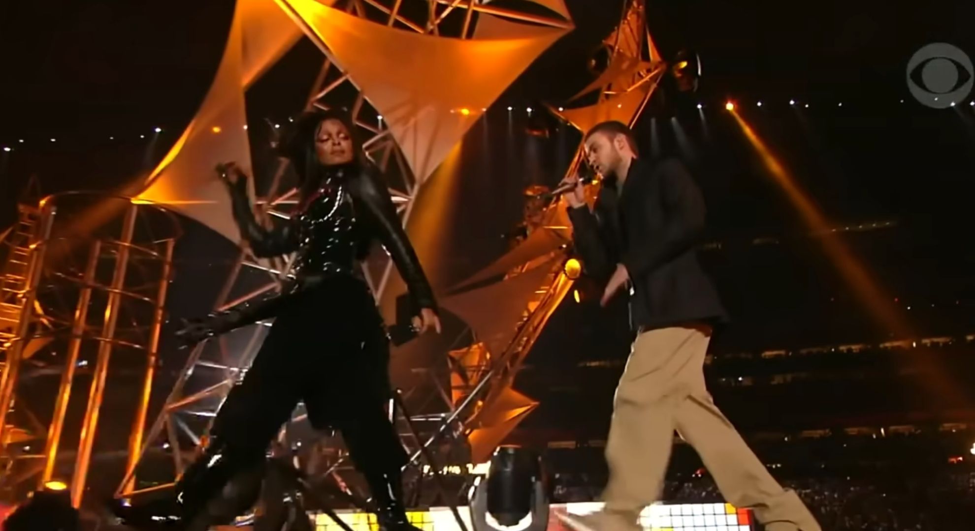 Justin Timberlake and Janet Jackson at the Superbowl