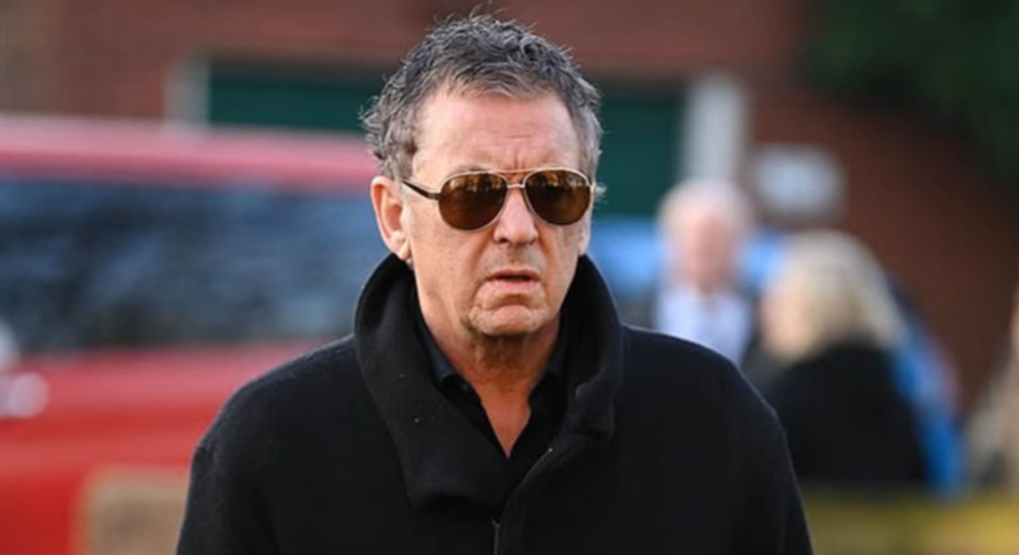 Shane Ritchie at Linda Nolan's funeral