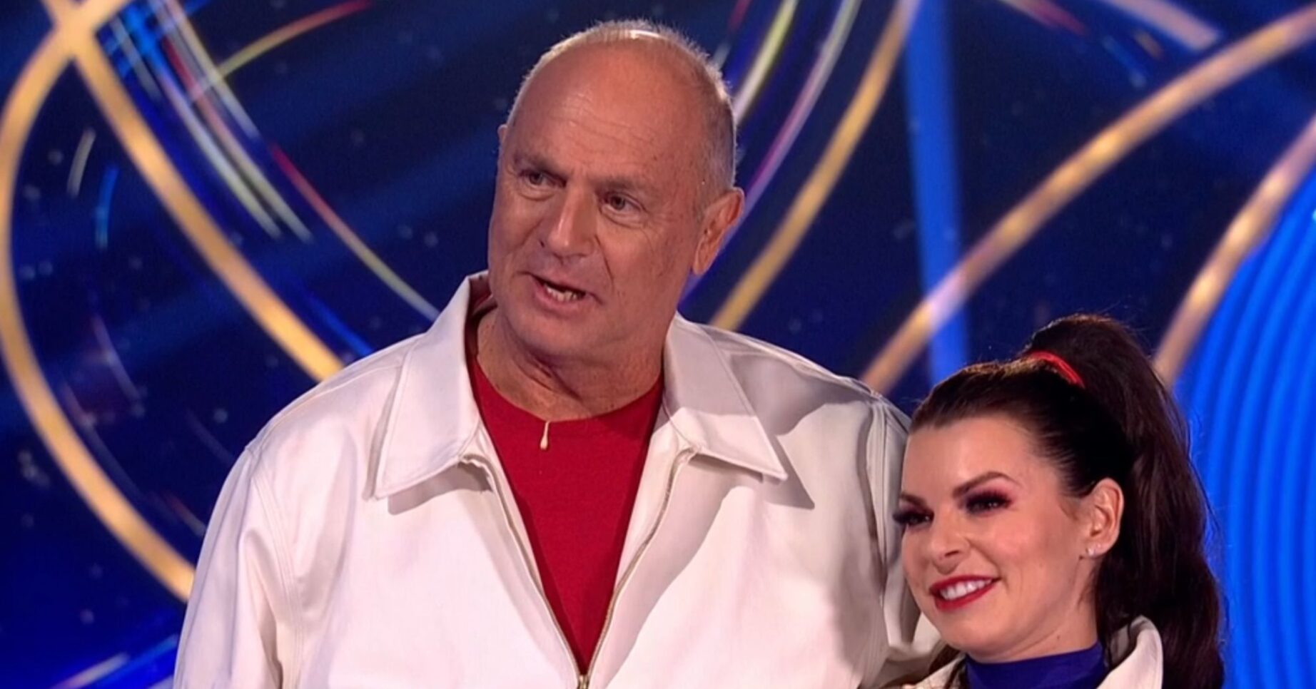 Sir Steve Redgrave and Vicky Ogden on Dancing On Ice tonight