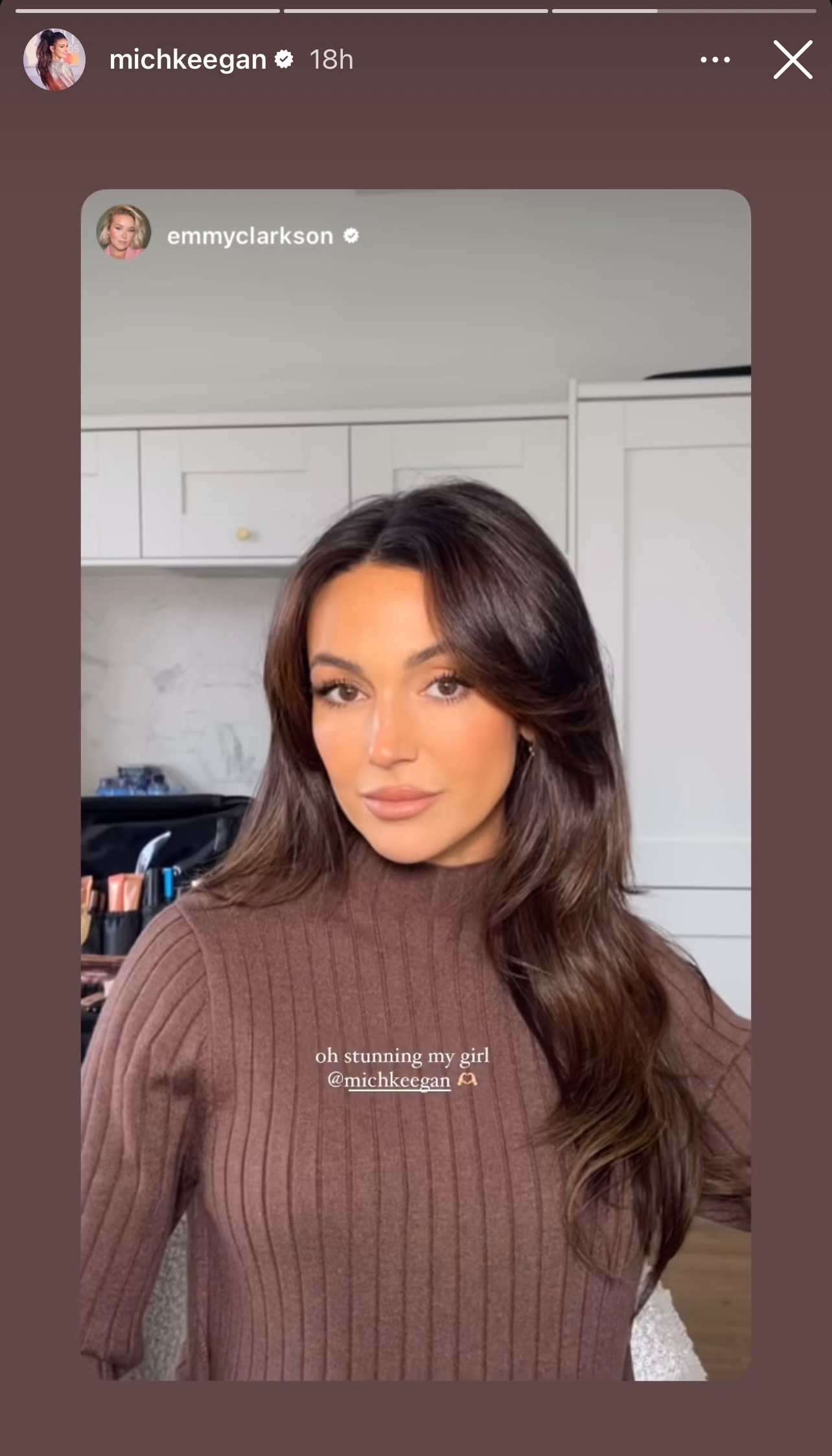 Michelle Keegan posing