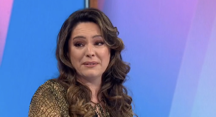 Kelly Brook crying on Loose Women
