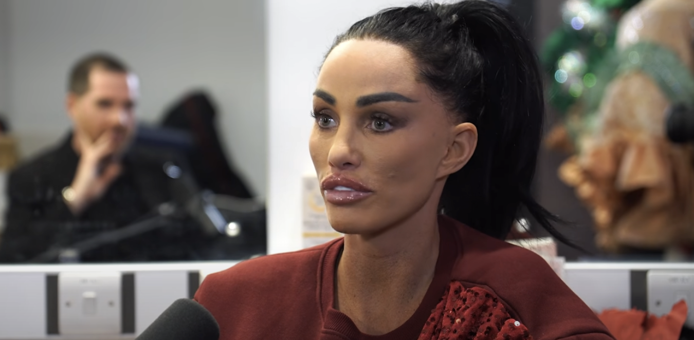 Katie Price on Rob Moore podcast (Credit: Rob Moore / YouTube)