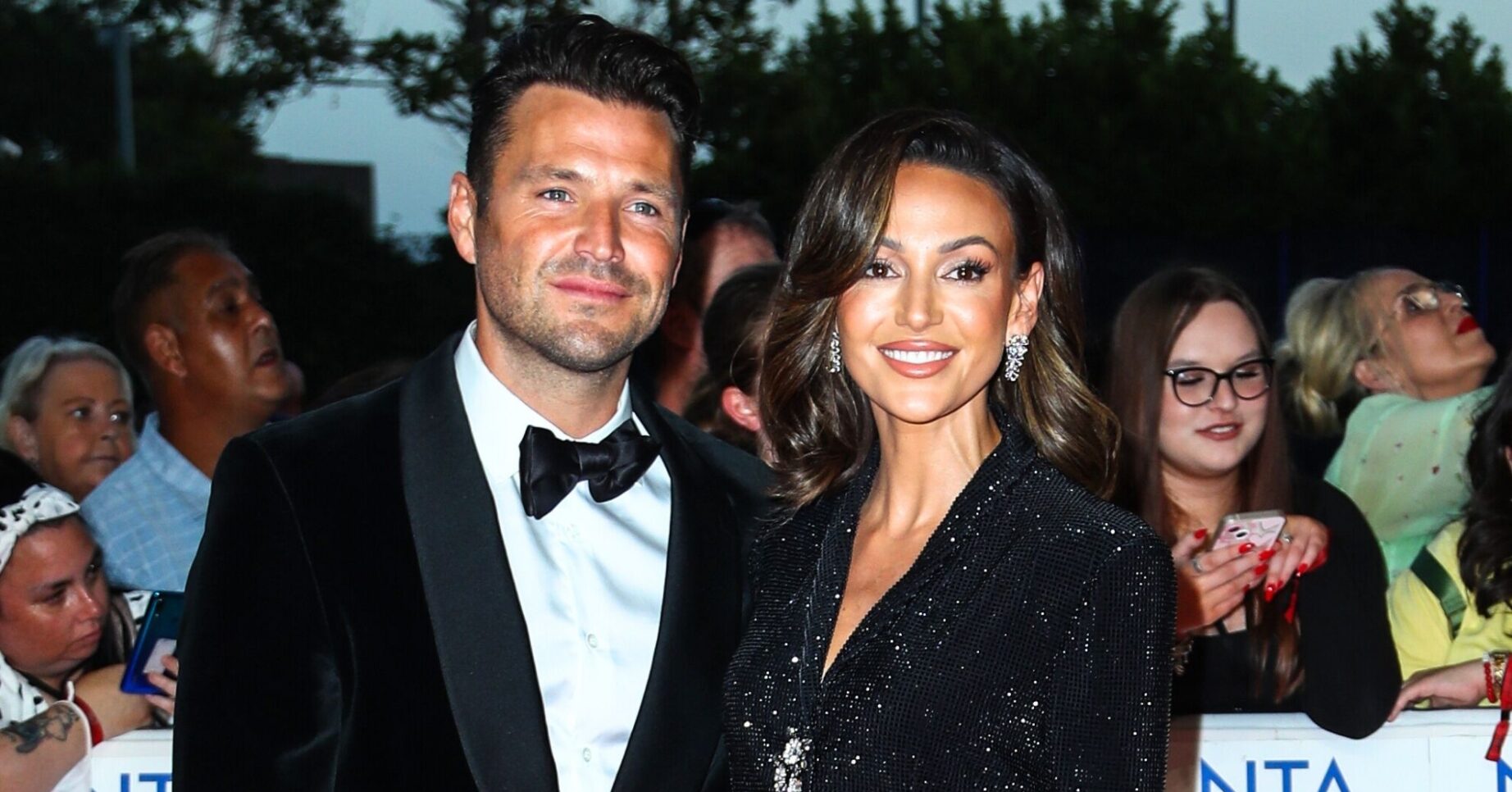 Mark Wright and Michelle keegan at red carpet event