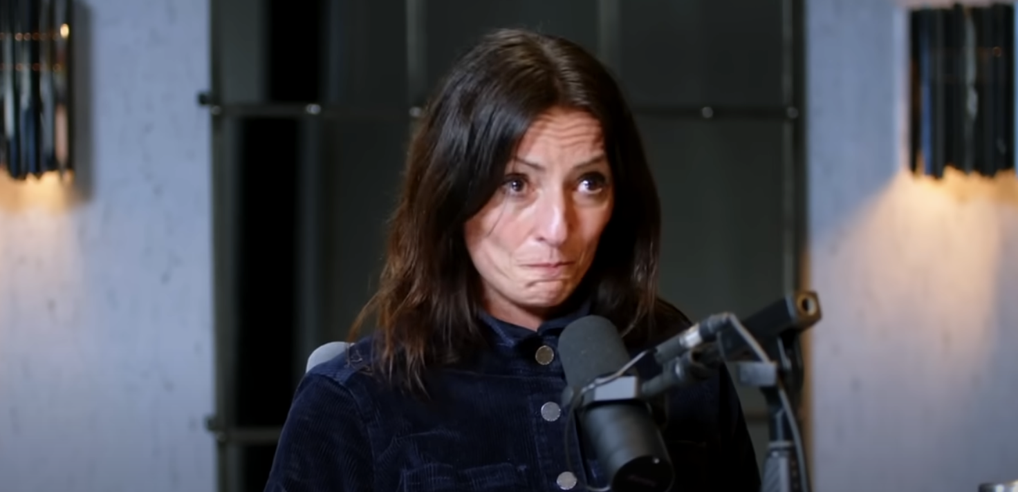 Davina emotional on podcast