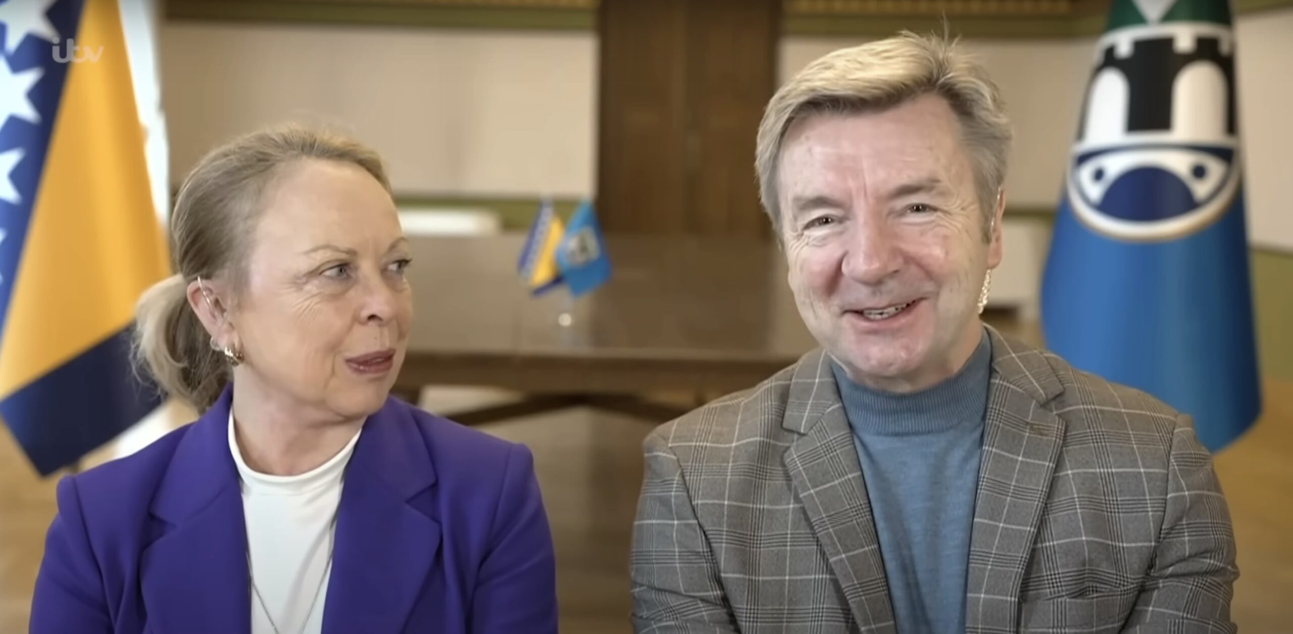 Jayne Torvill and Christopher Dean on Good Morning Britain