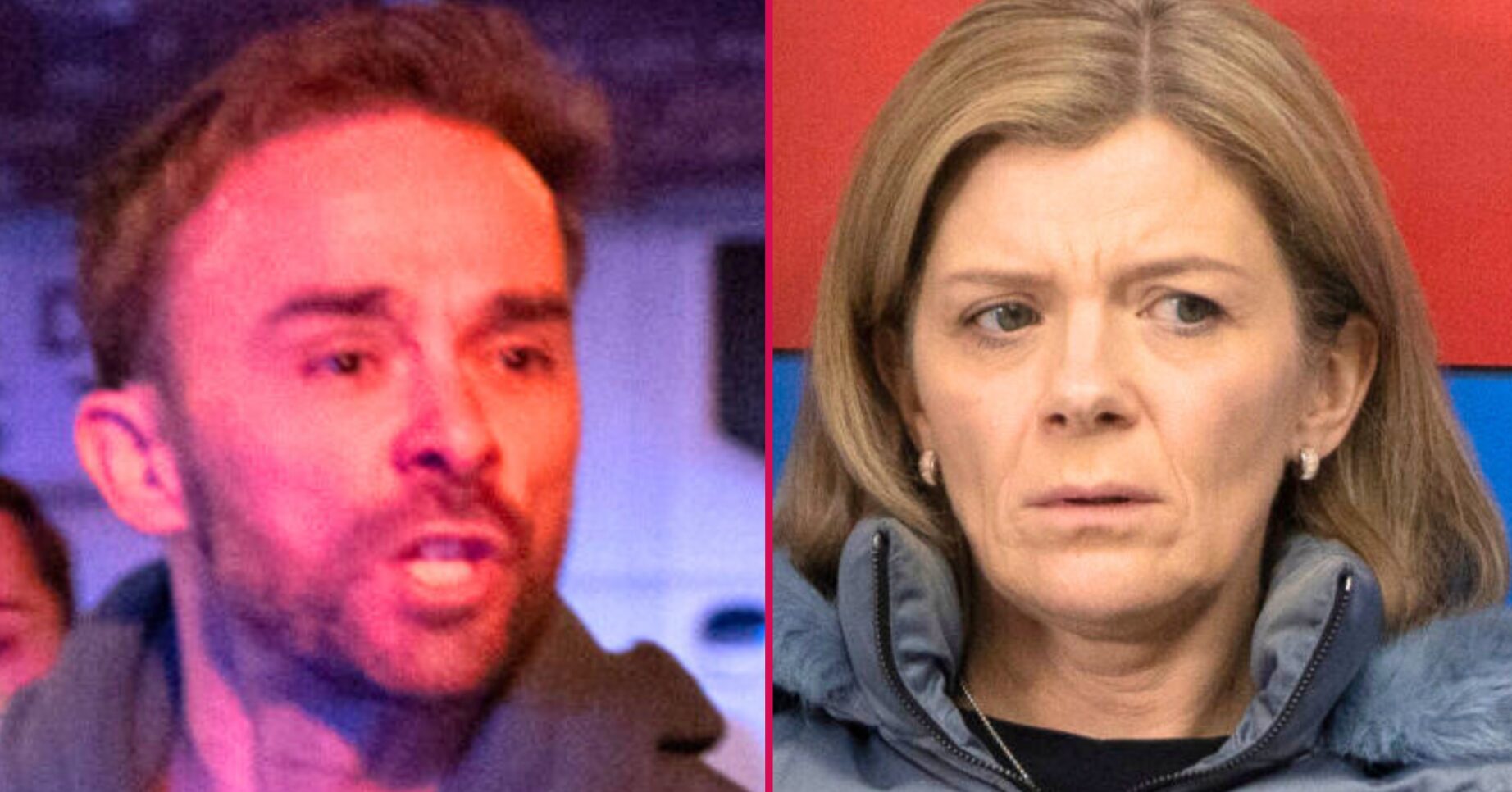 Coronation Street's David, Leanne split pic