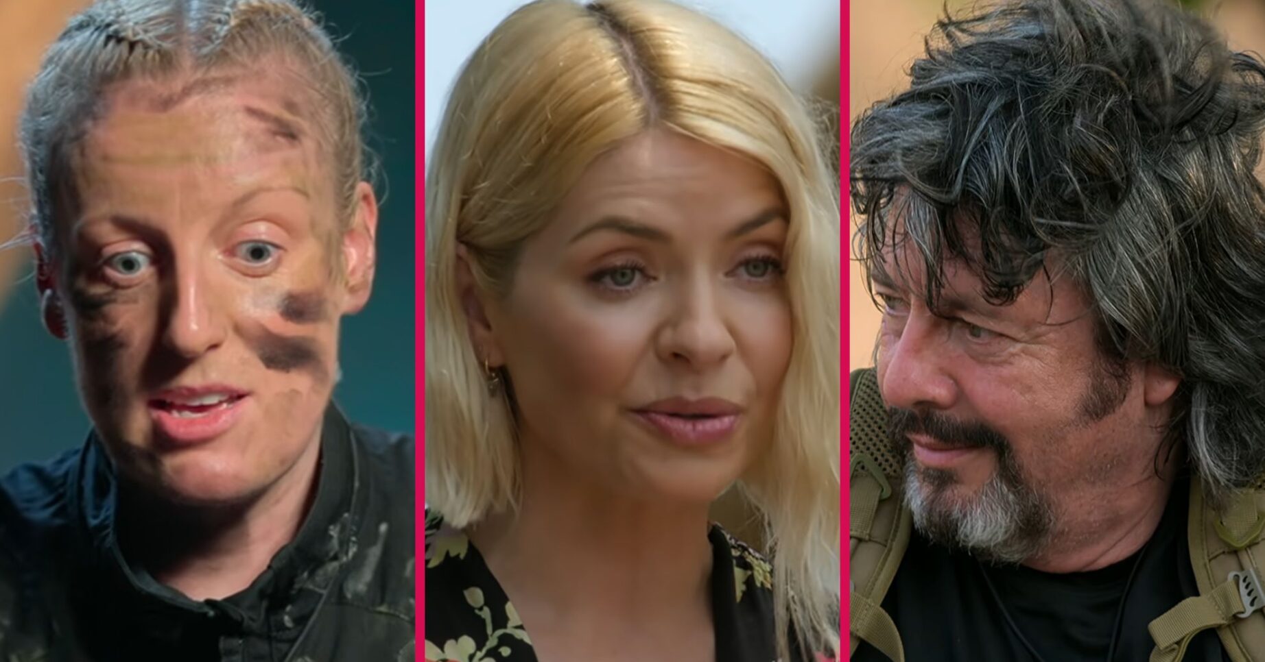 Steph McGovern, Holly Willoughby and Laurence Llewelyn-bowen on Celebrity Bear Hunt