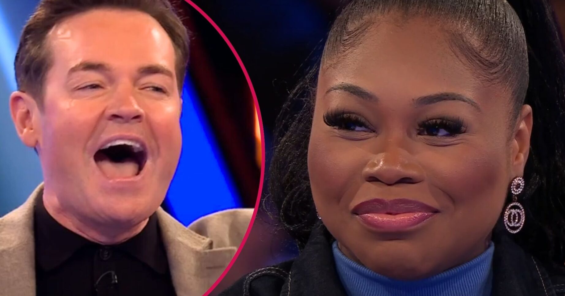 Split image of Stephen Mulhern (left) and Nay Nay (right)