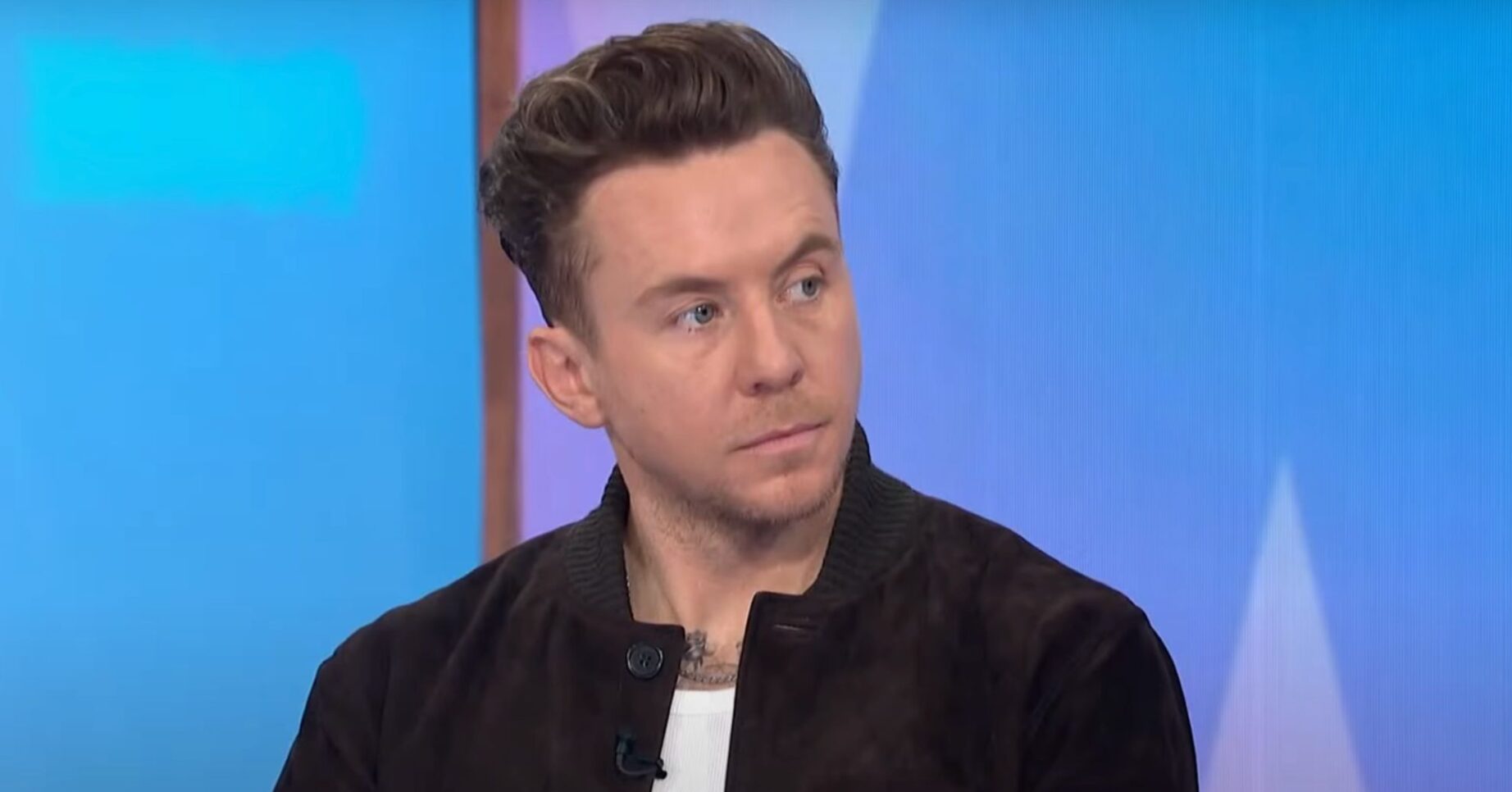 Danny Jones looking to the side on Loose Men