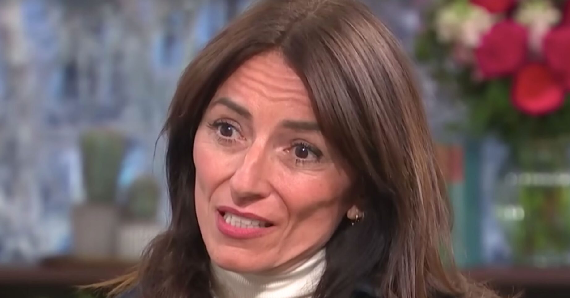 Davina looking serious on Loose Women