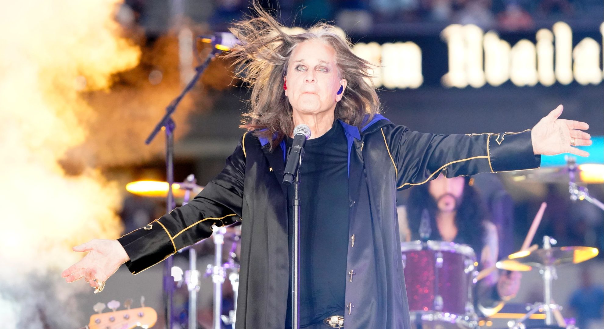 Ozzy Osbourne on stage