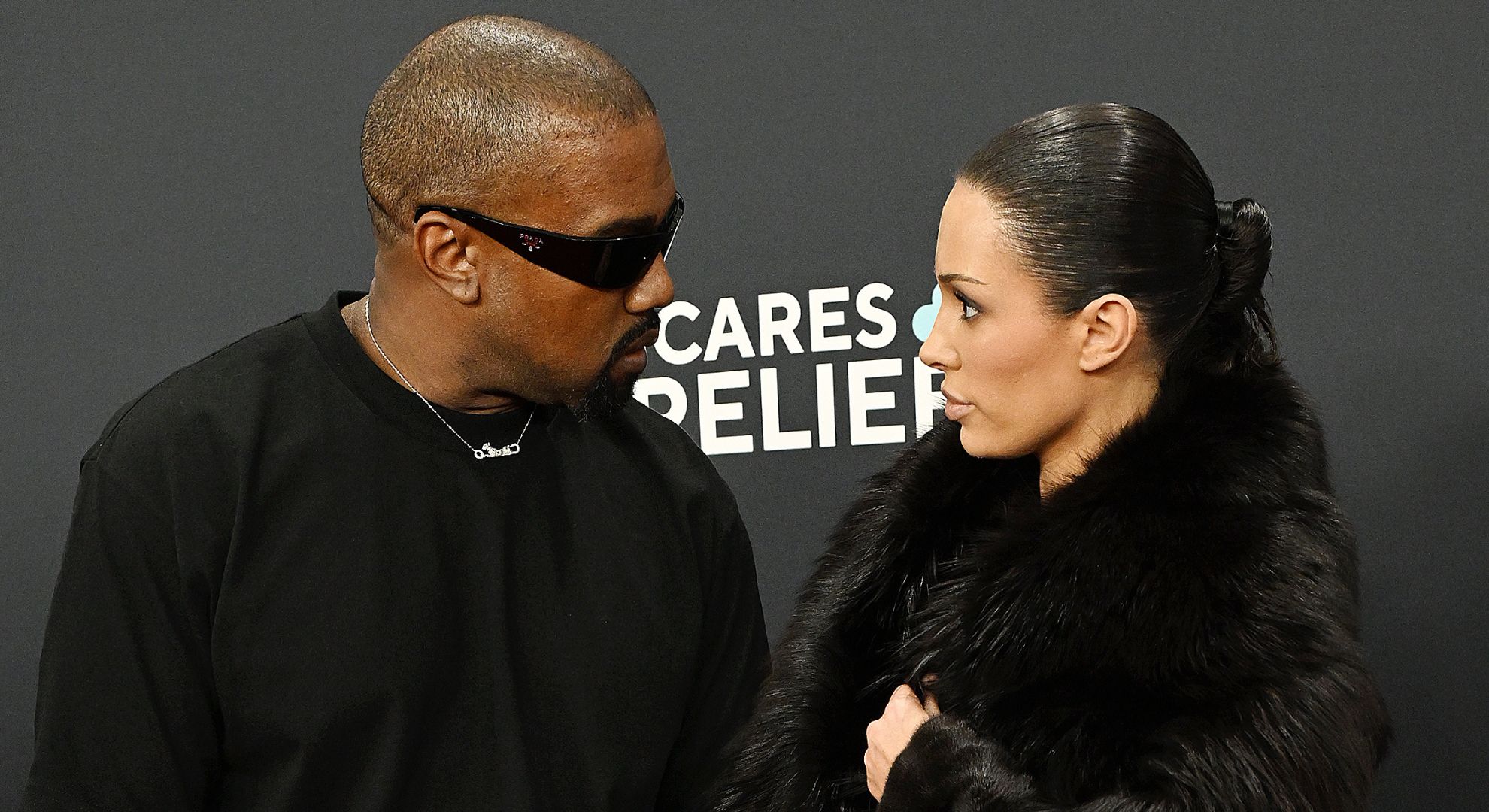Kanye West and wife Bianca Censori at the Grammys
