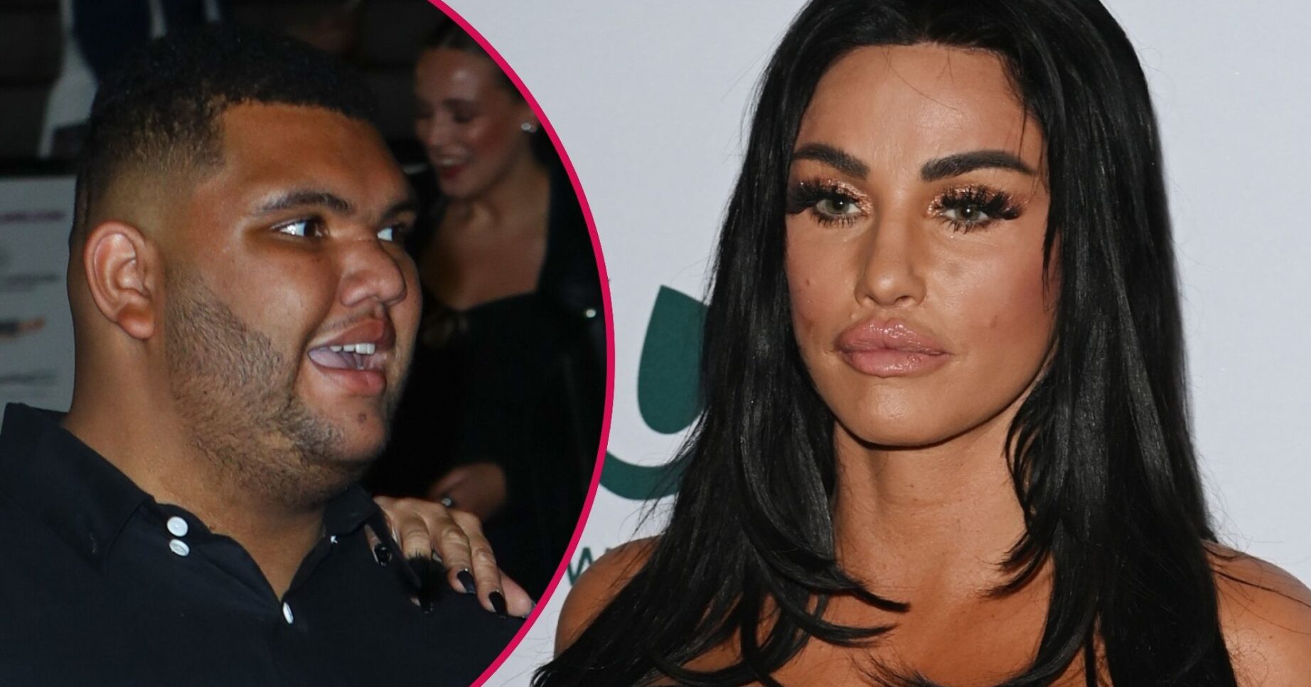Split image of Harvey (left) and Katie Price (right)
