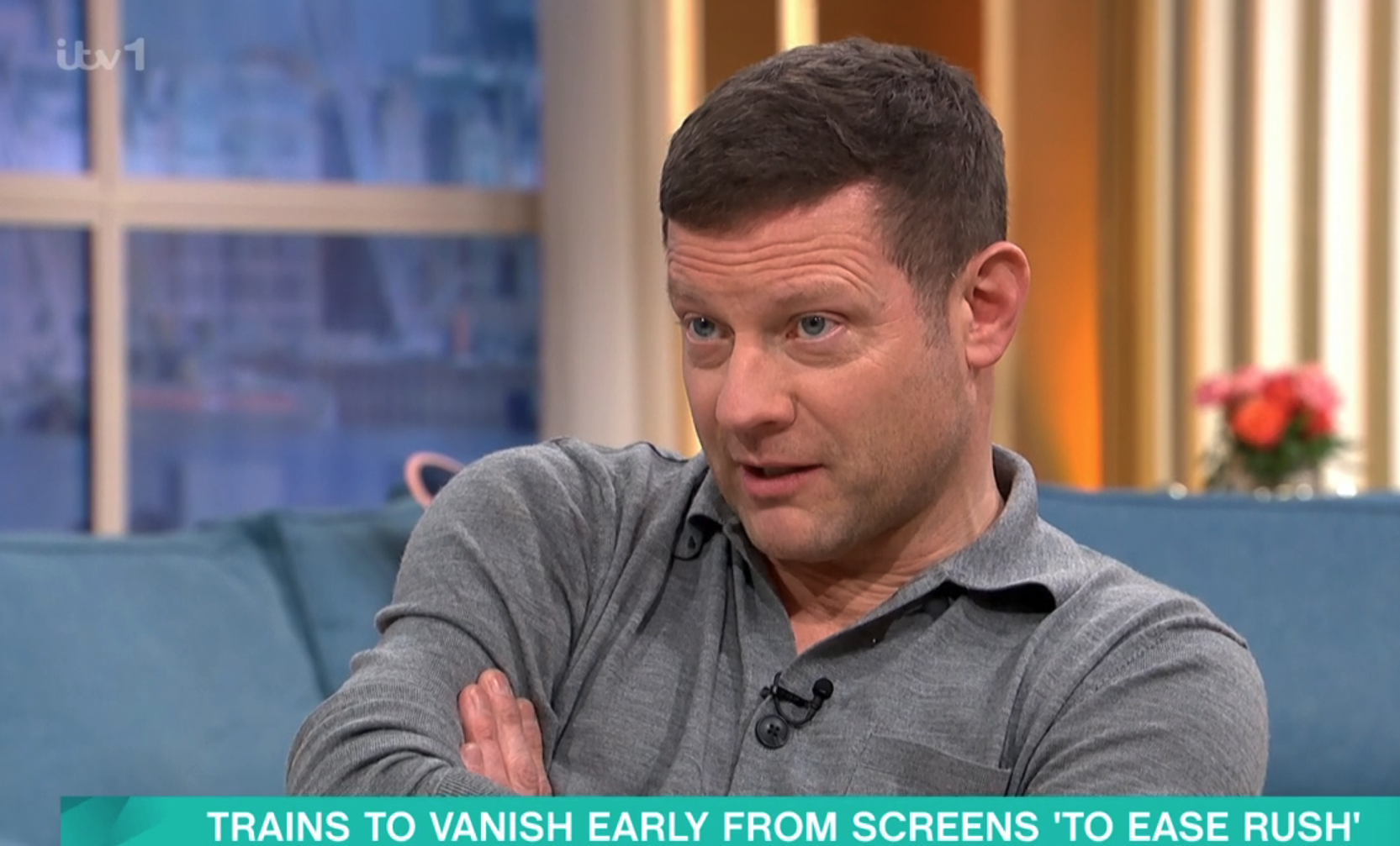 Dermot O'Leary presenting This Morning