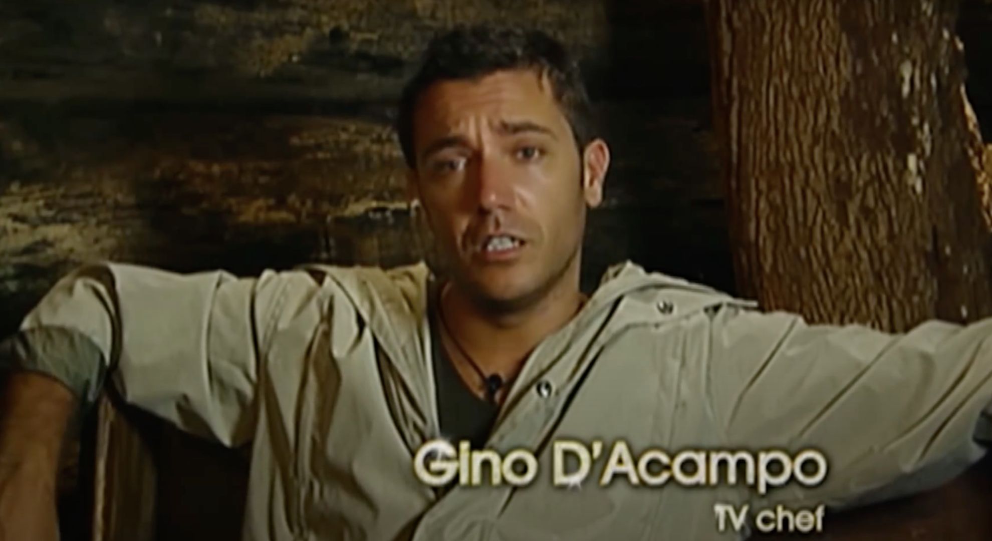 Gino on I'm A Celeb
