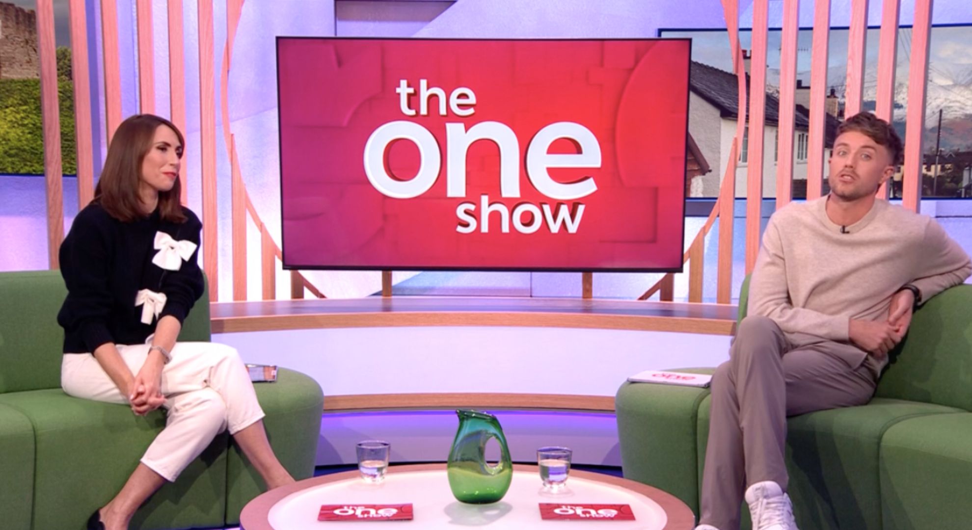 Alex Jones and Roman Kemp on The One Show