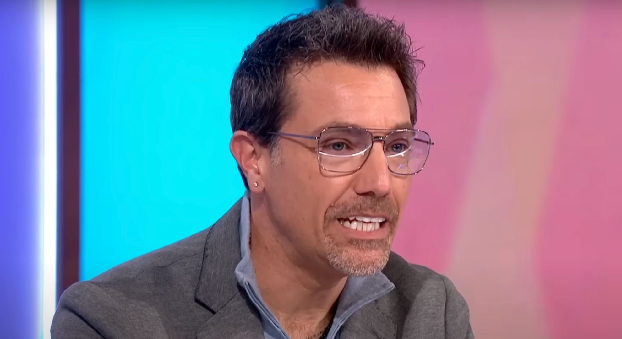 Gino D'Acampo speaking on Loose Women