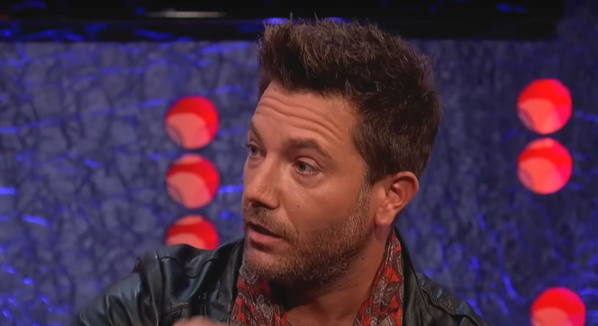 Gino D'Acampo speaking on Jonathan Ross Show 