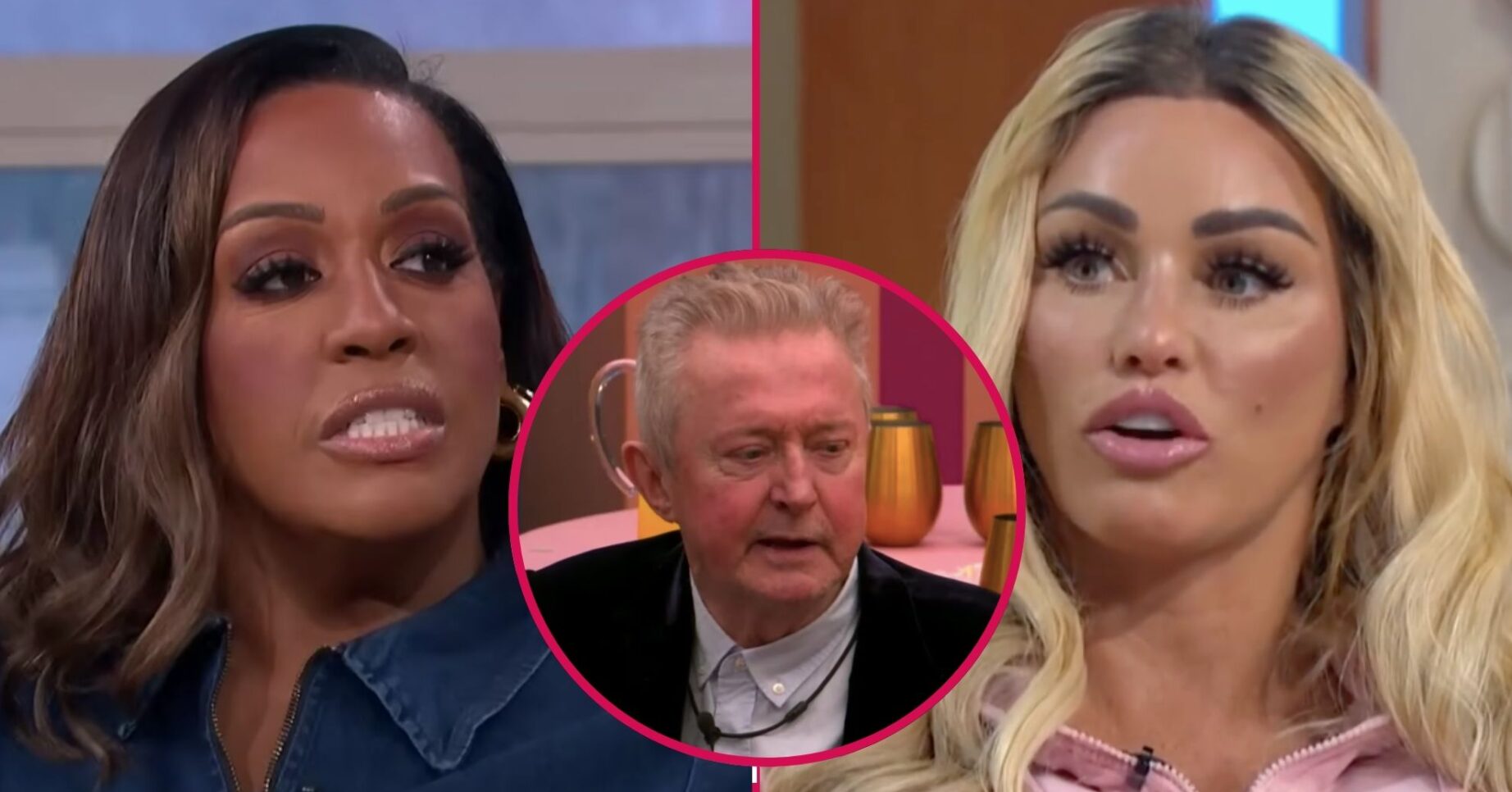 Alison Hammond, Louis Walsh and Katie Price