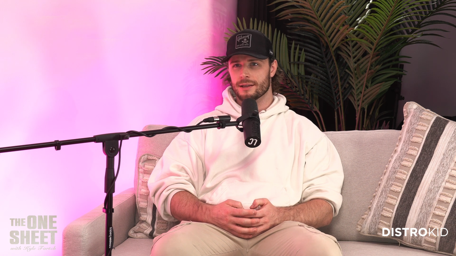 Callum Kerr speaking on a podcast