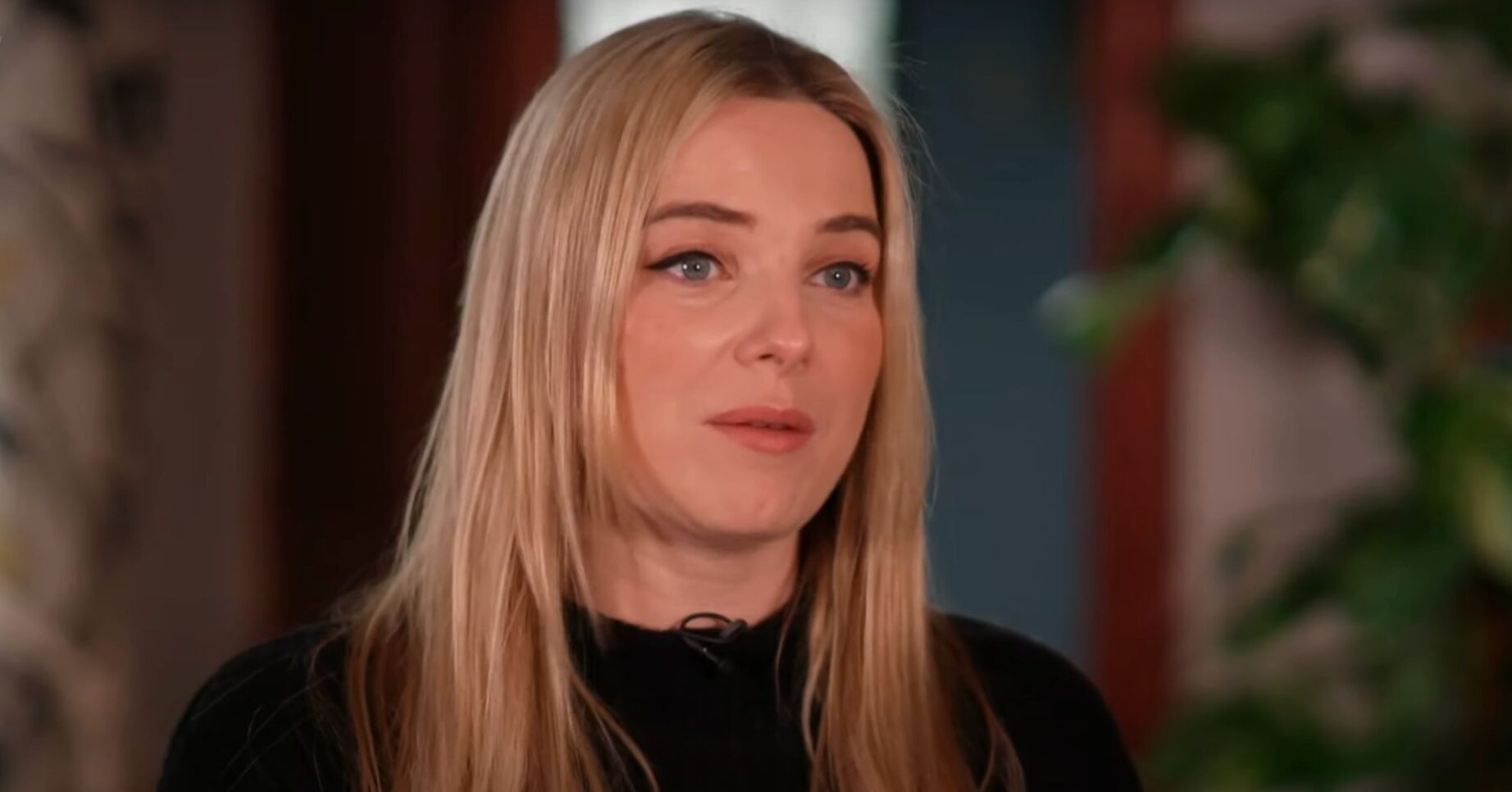 Sian Welby speaking during an interview