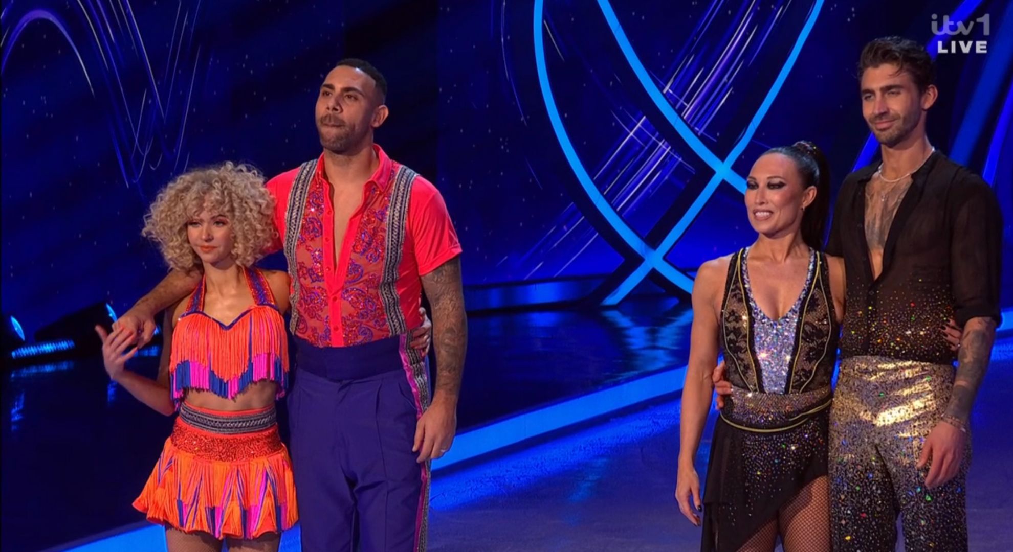 Anton Ferdinand, Annette Dytrt, Chris Taylor, Robin Johnston on Dancing On Ice tonight
