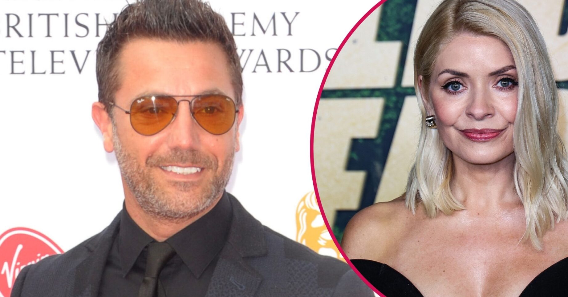Split image of Gino D'Acampo (left) and Holly Willoughby (right)