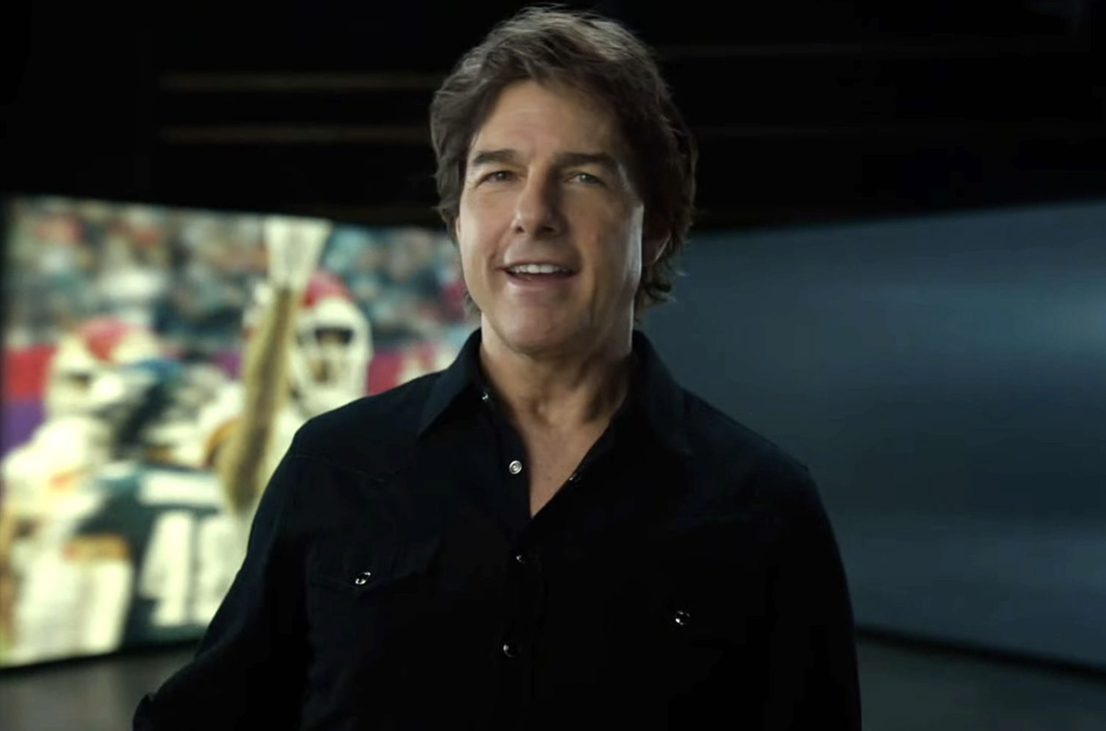 Tom Cruise in Fox ad for the Super Bowl